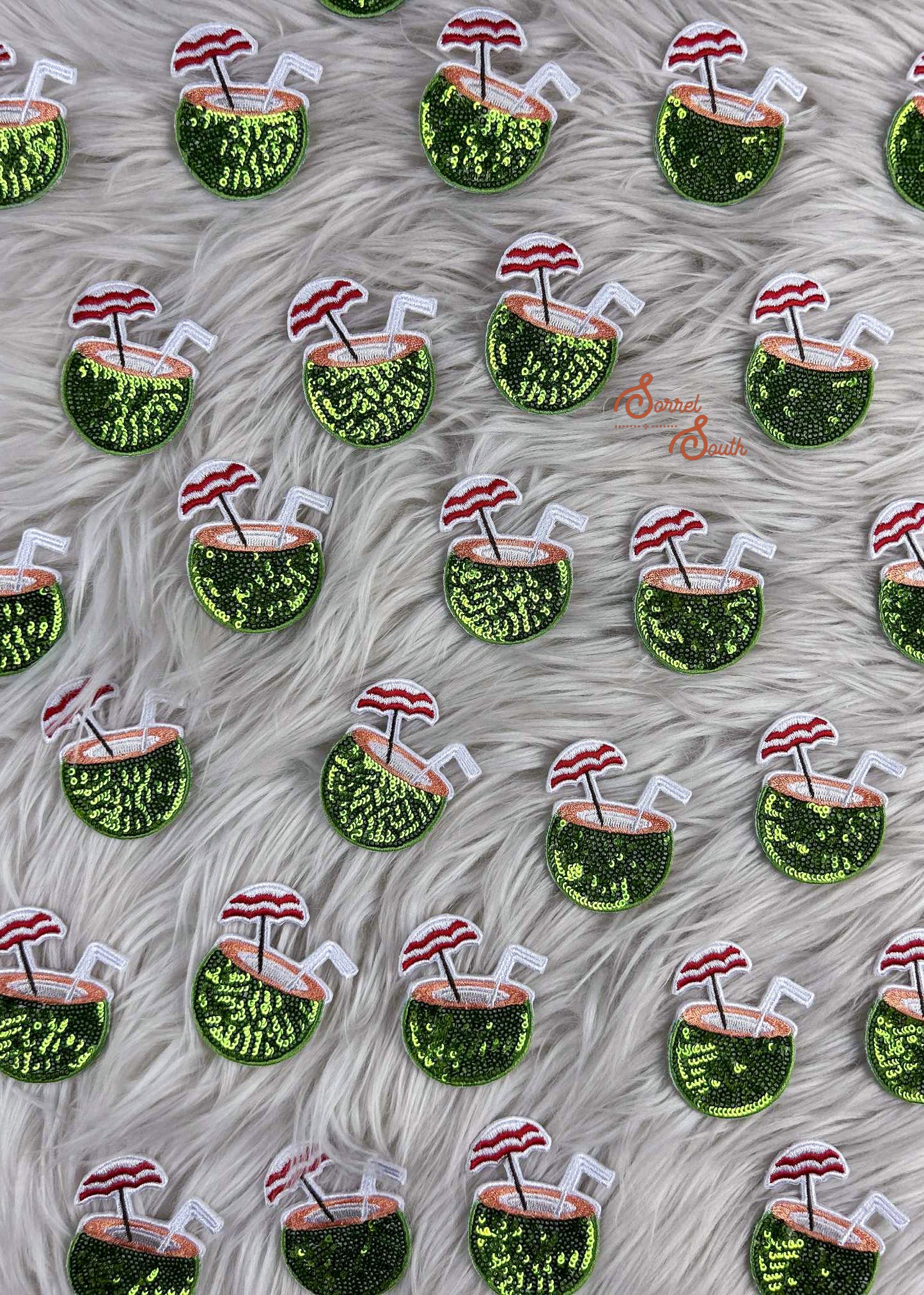 Sequin Pina Colada Patch adhesive patch Sorrel South