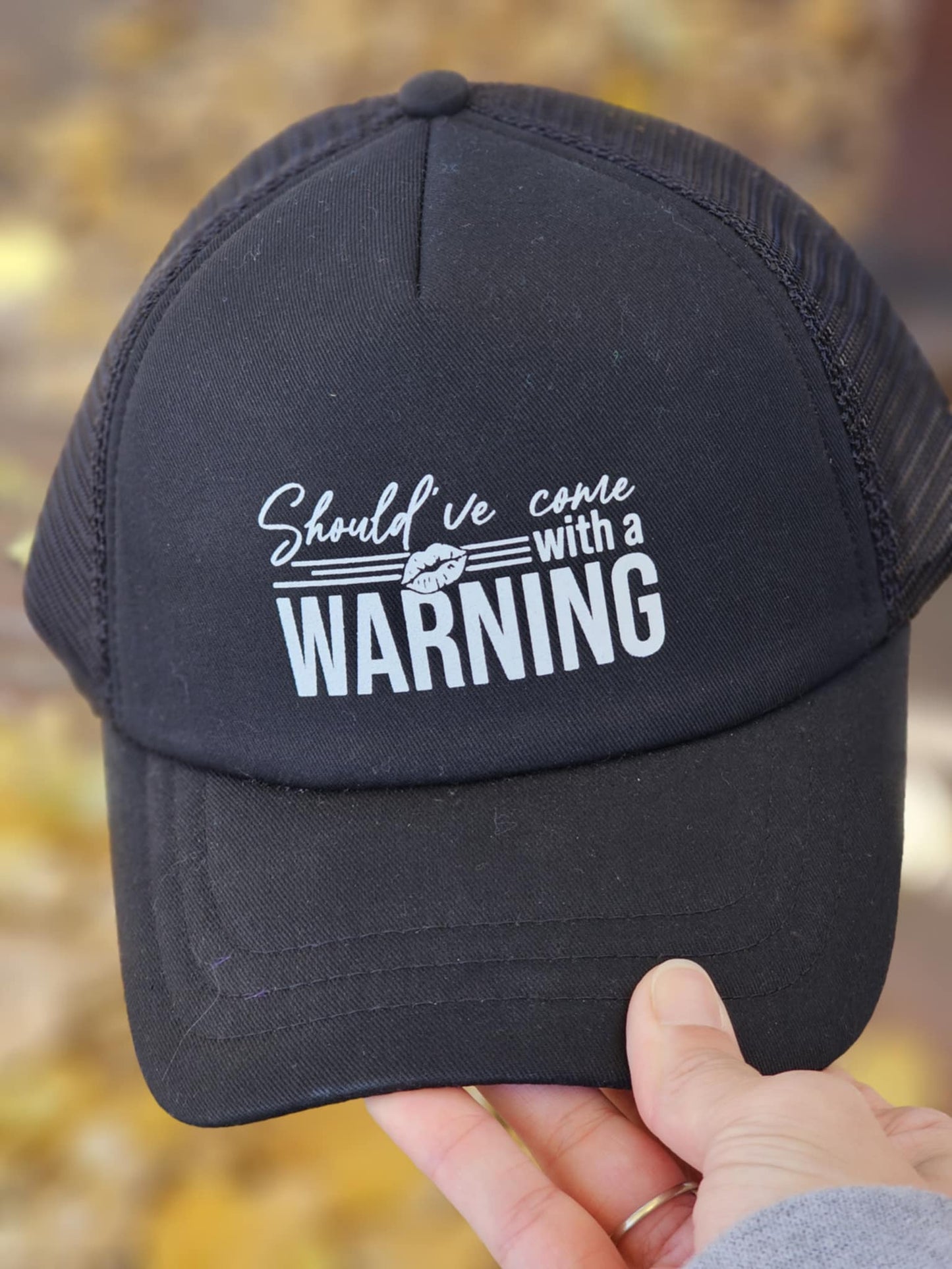 HAT/POCKET Should've Come With A Warning Screenprint Transfer screenprint transfer Sorrel South