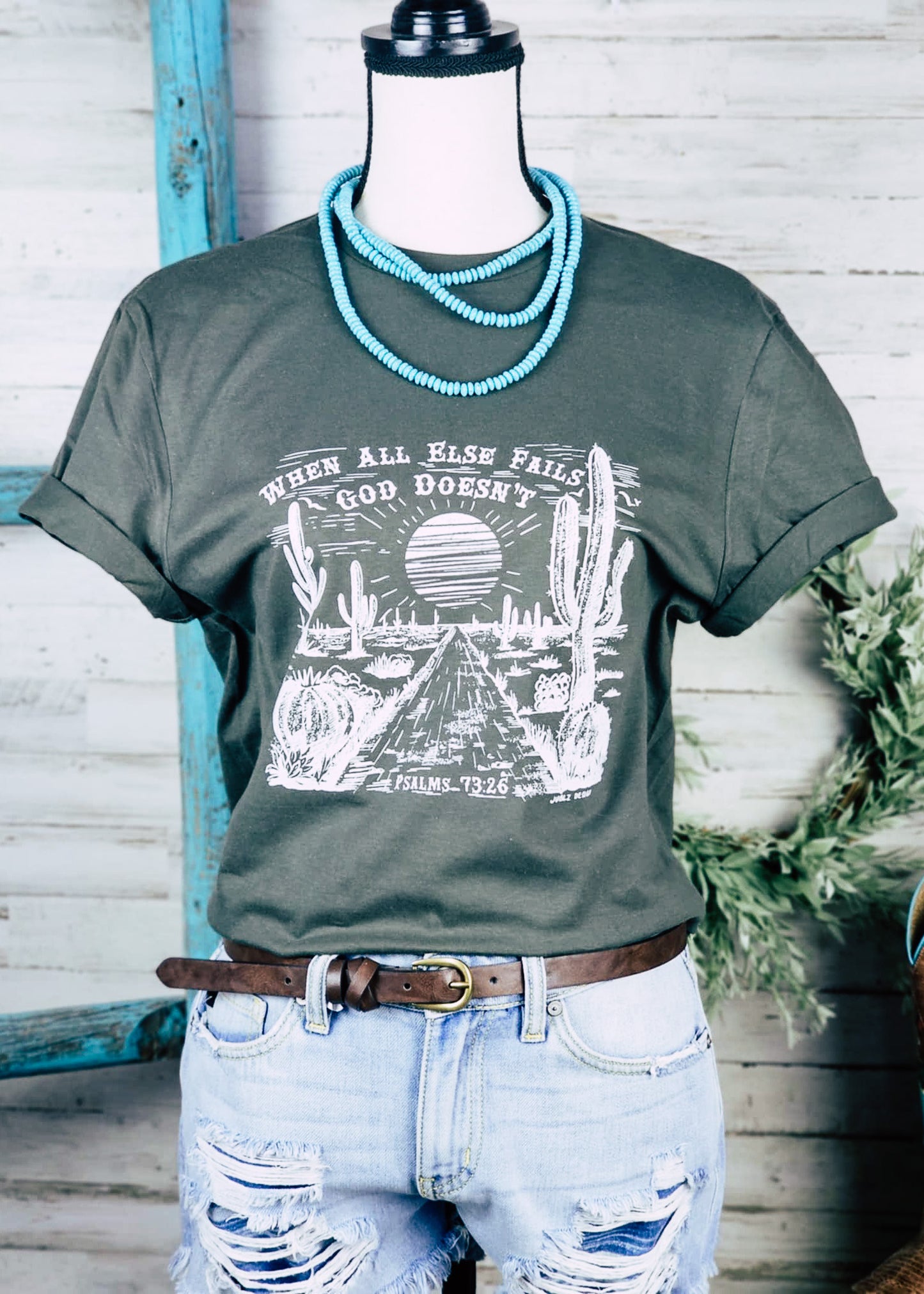 Psalm 73:26 Screenprint Transfer screenprint transfer Sorrel South