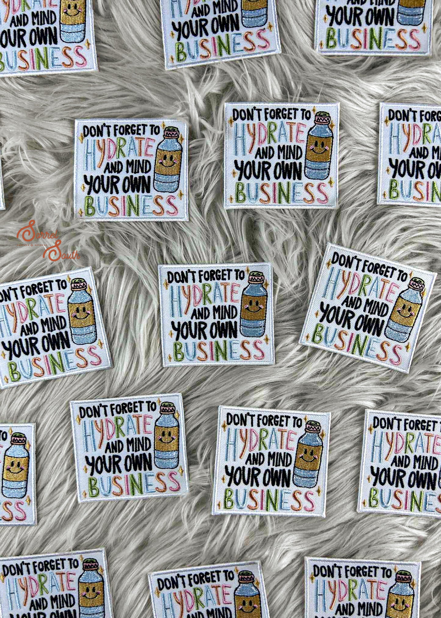 Don't Forget To Hydrate Patch adhesive patch Sorrel South
