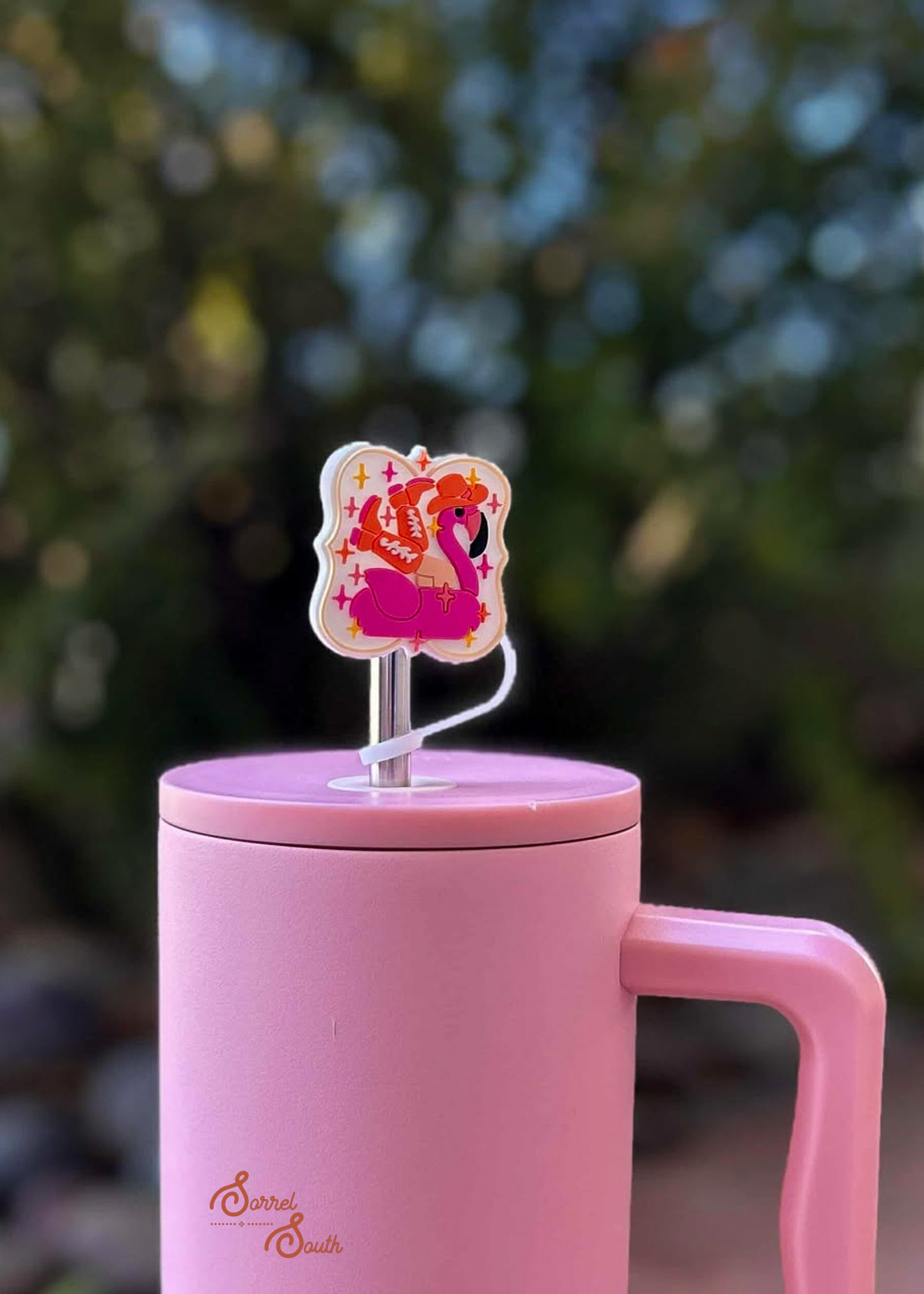 Flamingo Floatie Straw Cover straw cover Sorrel South