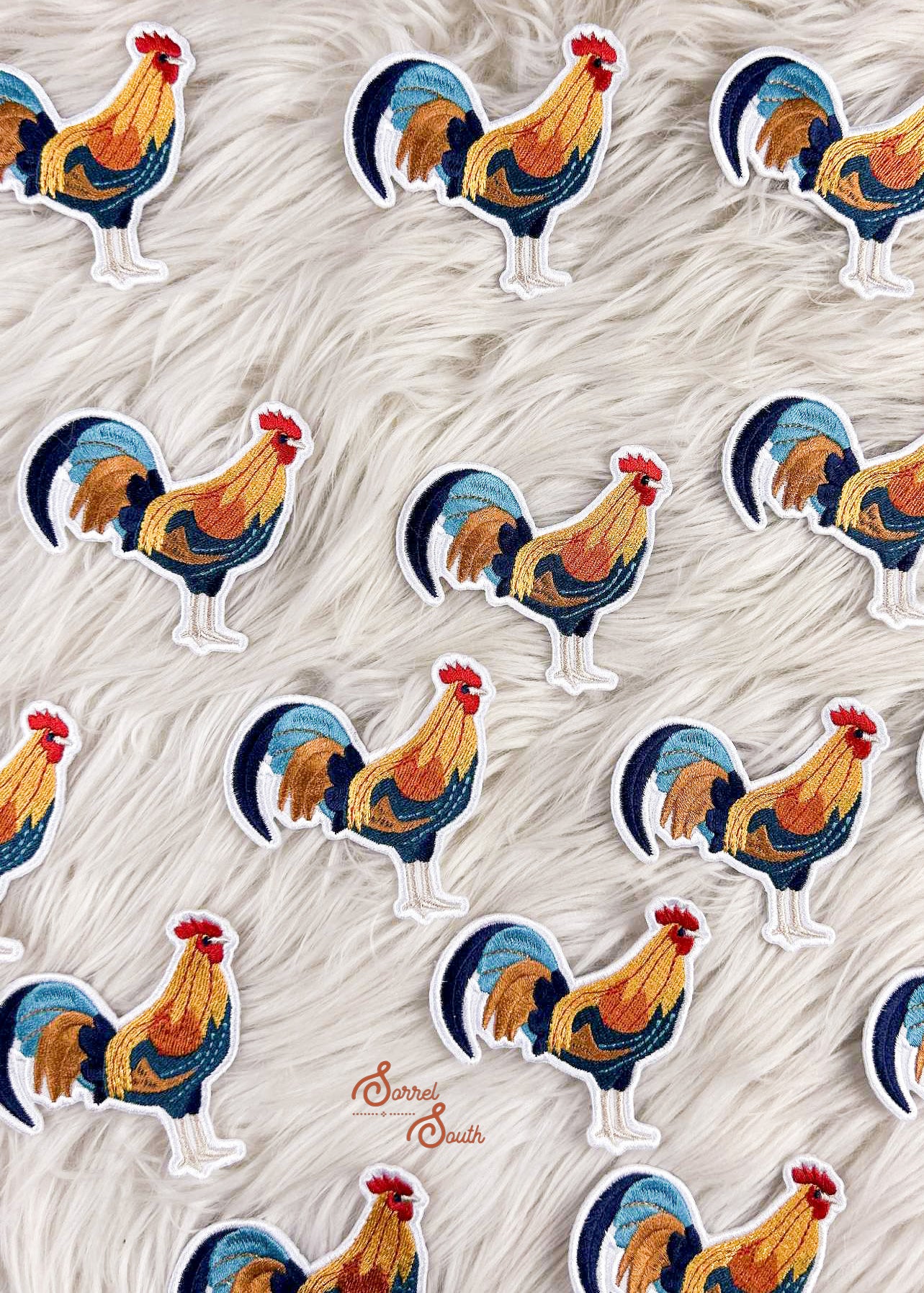 Rooster Patch adhesive patch Sorrel South