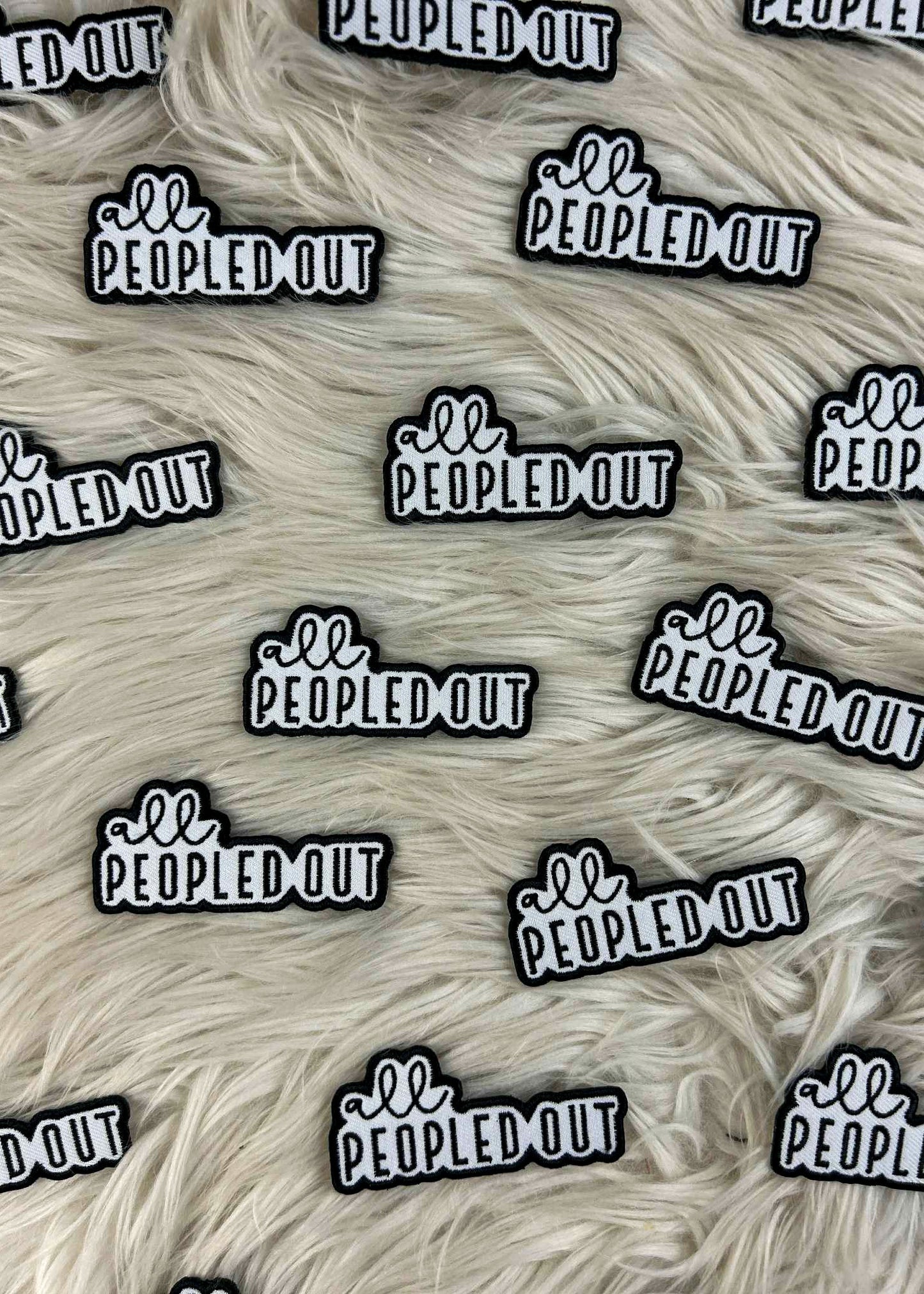 All Peopled Out Patch adhesive patch Sorrel South