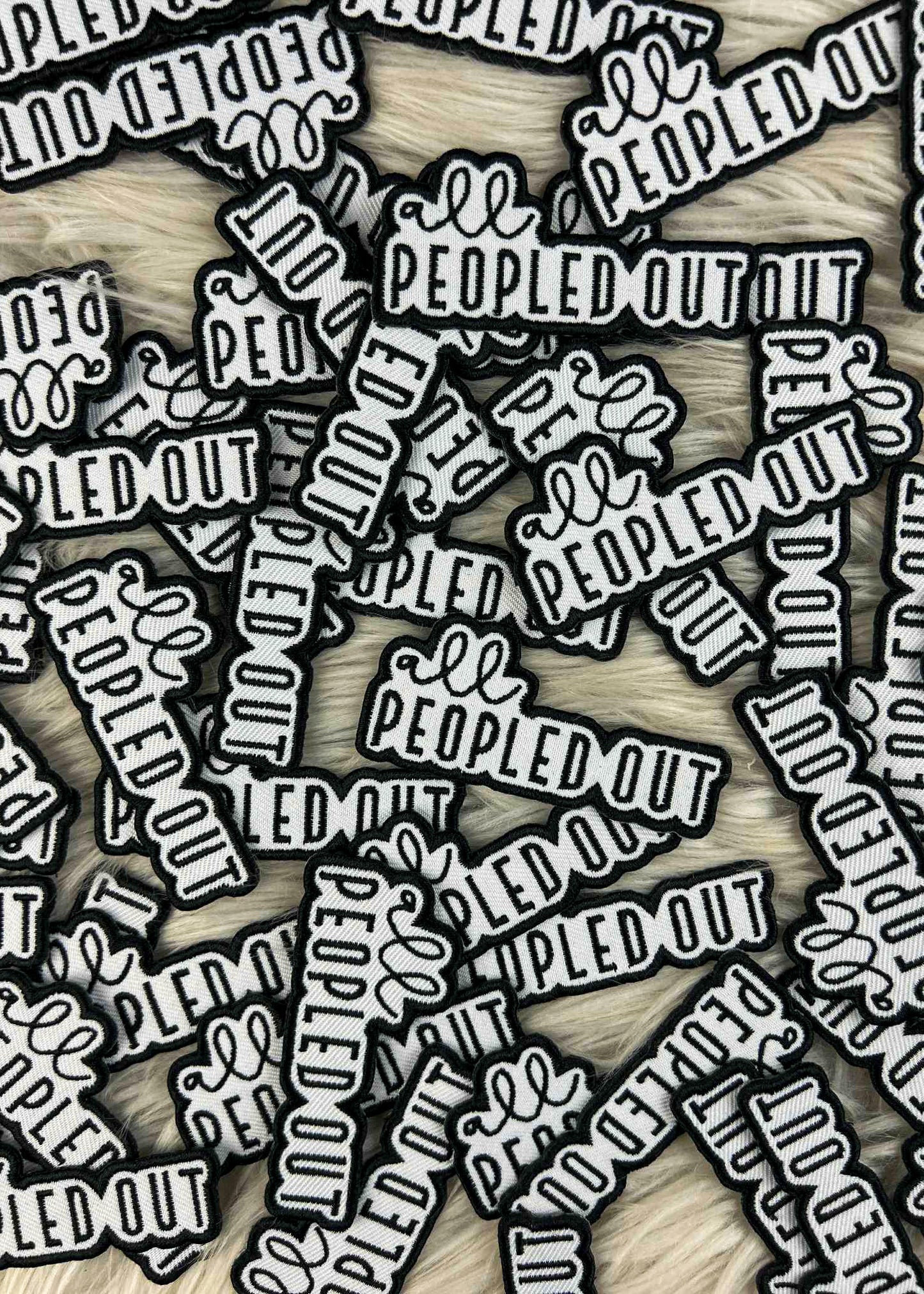 All Peopled Out Patch adhesive patch Sorrel South