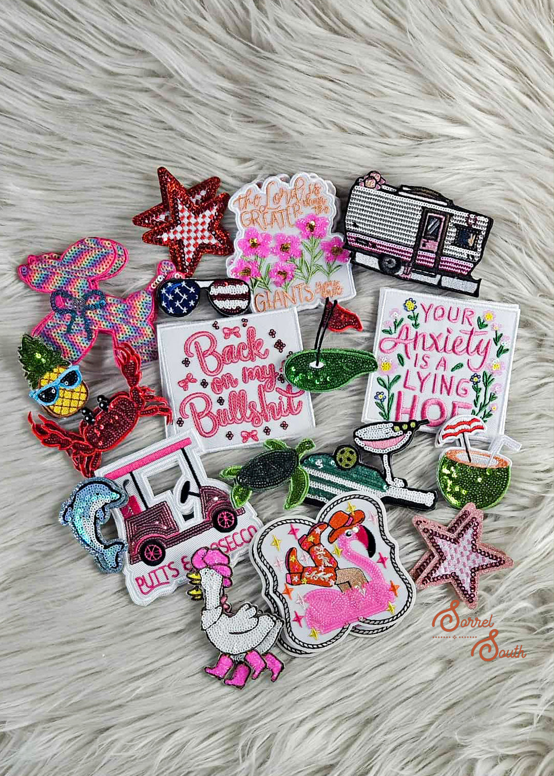 All Things Sequin Patch Bundle Pack of 36 Patch Bundles Sorrel South