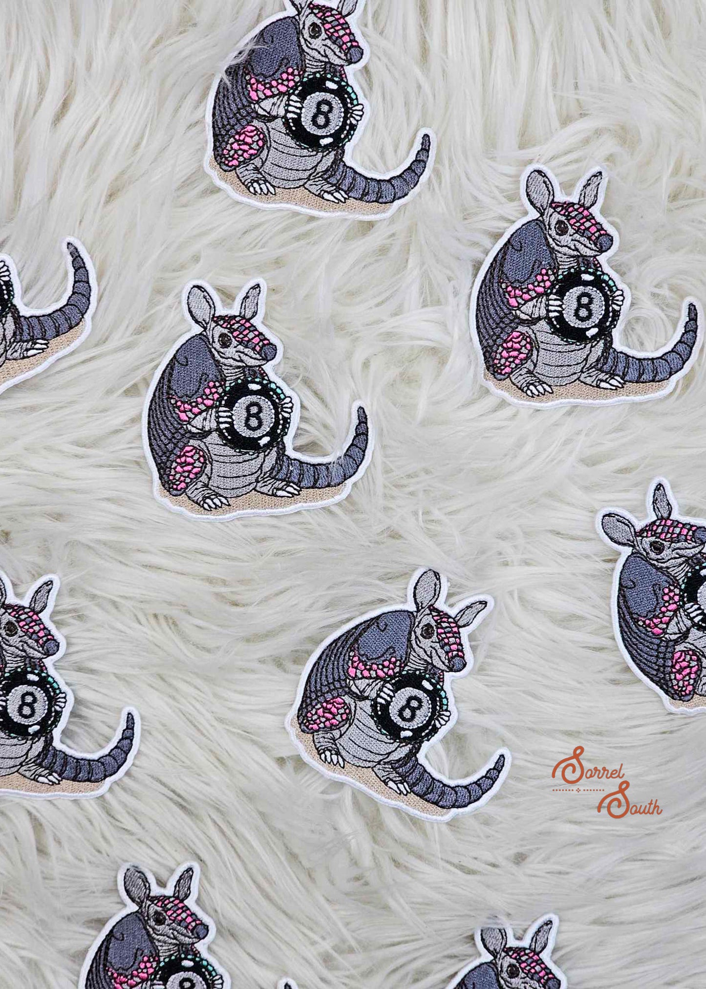 Armadillo 8 Ball Patch adhesive patch Sorrel South