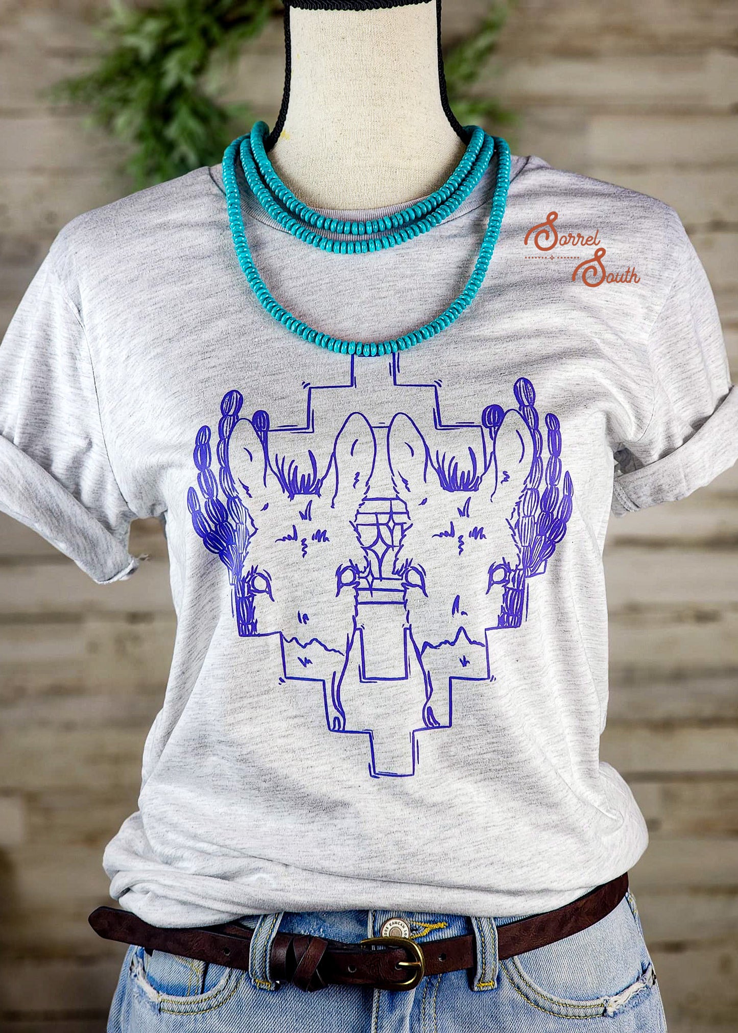 Southwestern Donkey Screenprint Transfer screenprint transfer Sorrel South