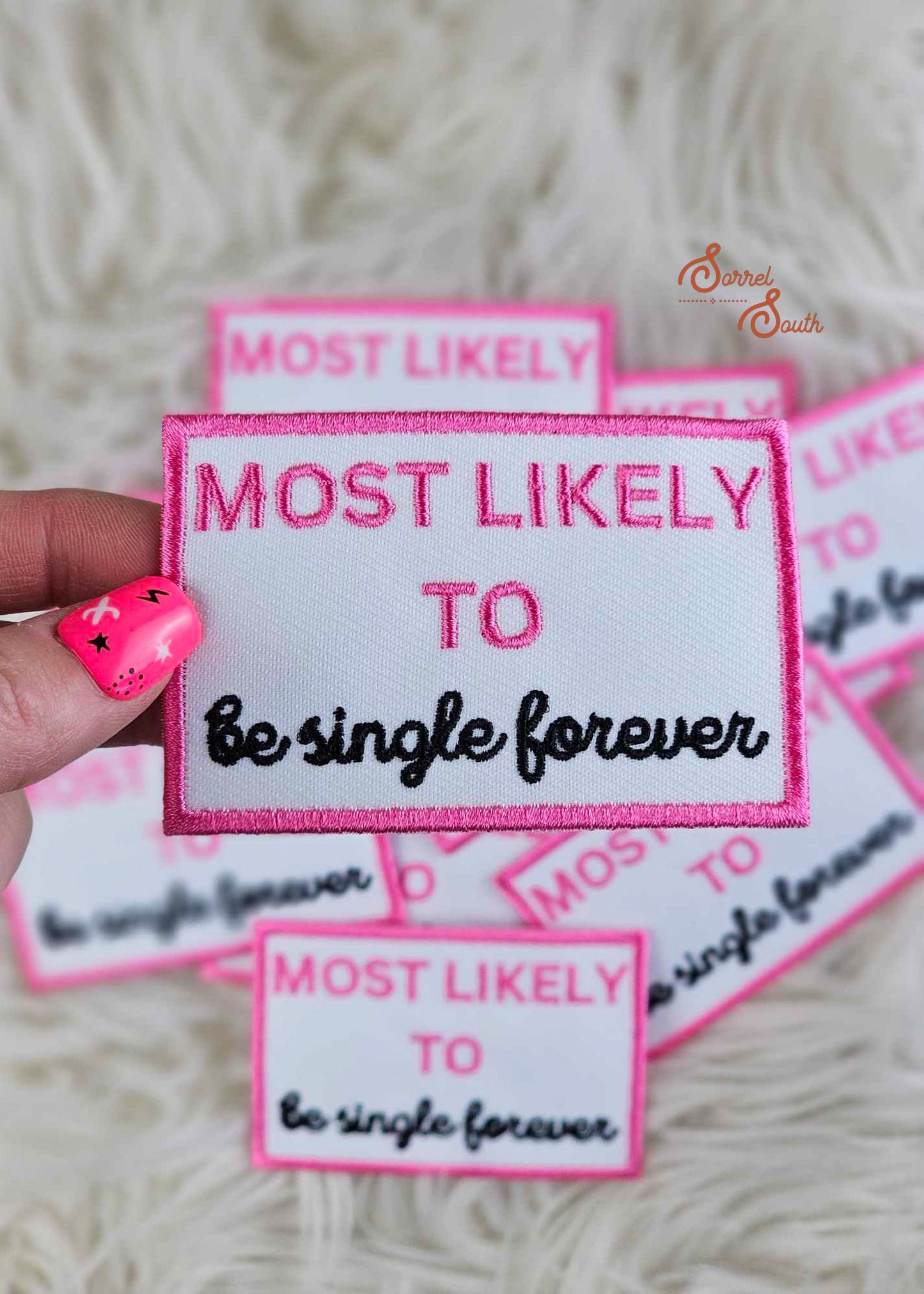 Be Single Forever Bachelorette Collection Patch, wedding collection patches