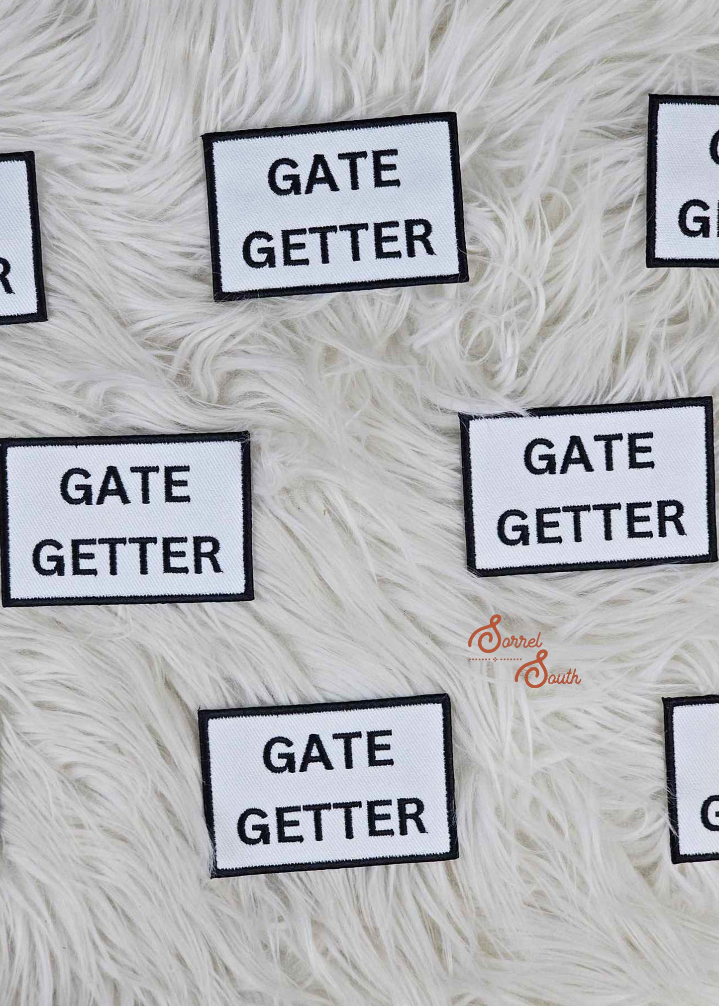 Black & White Gate Getter Patch adhesive patch Sorrel South