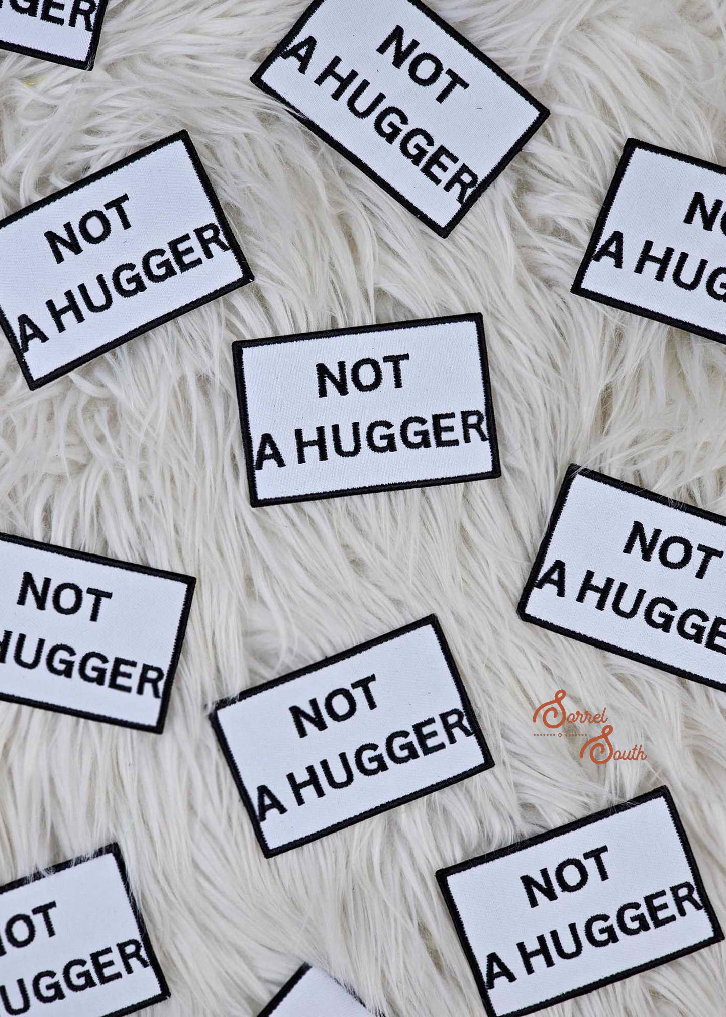 Black & White Not A Hugger Patch adhesive patch Sorrel South