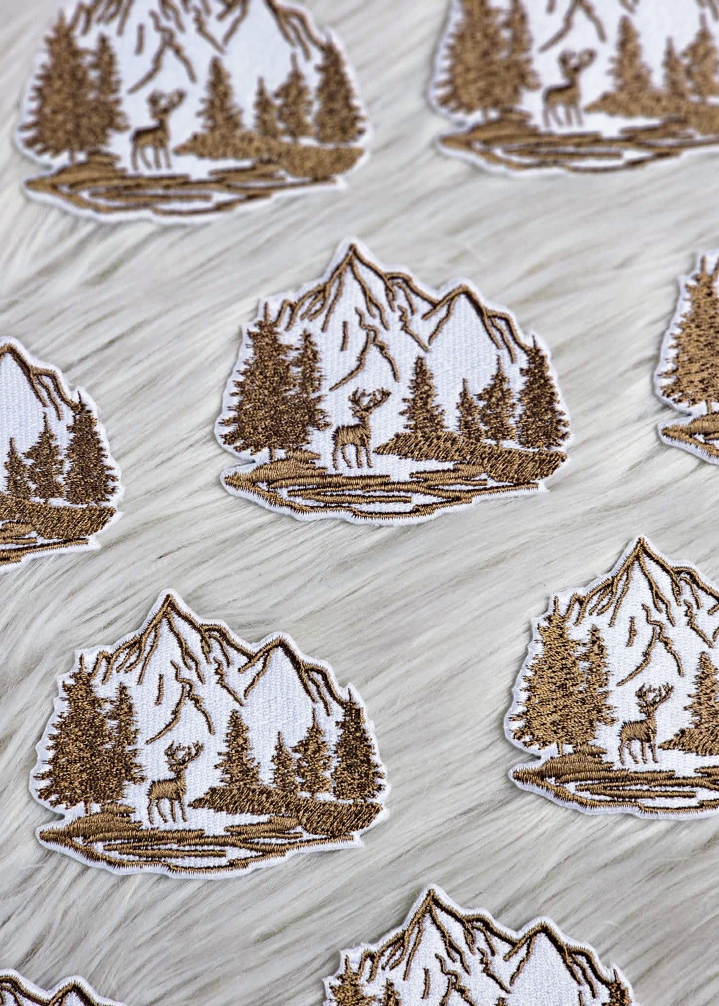 Brown Mountain Deer Patch adhesive patch Sorrel South