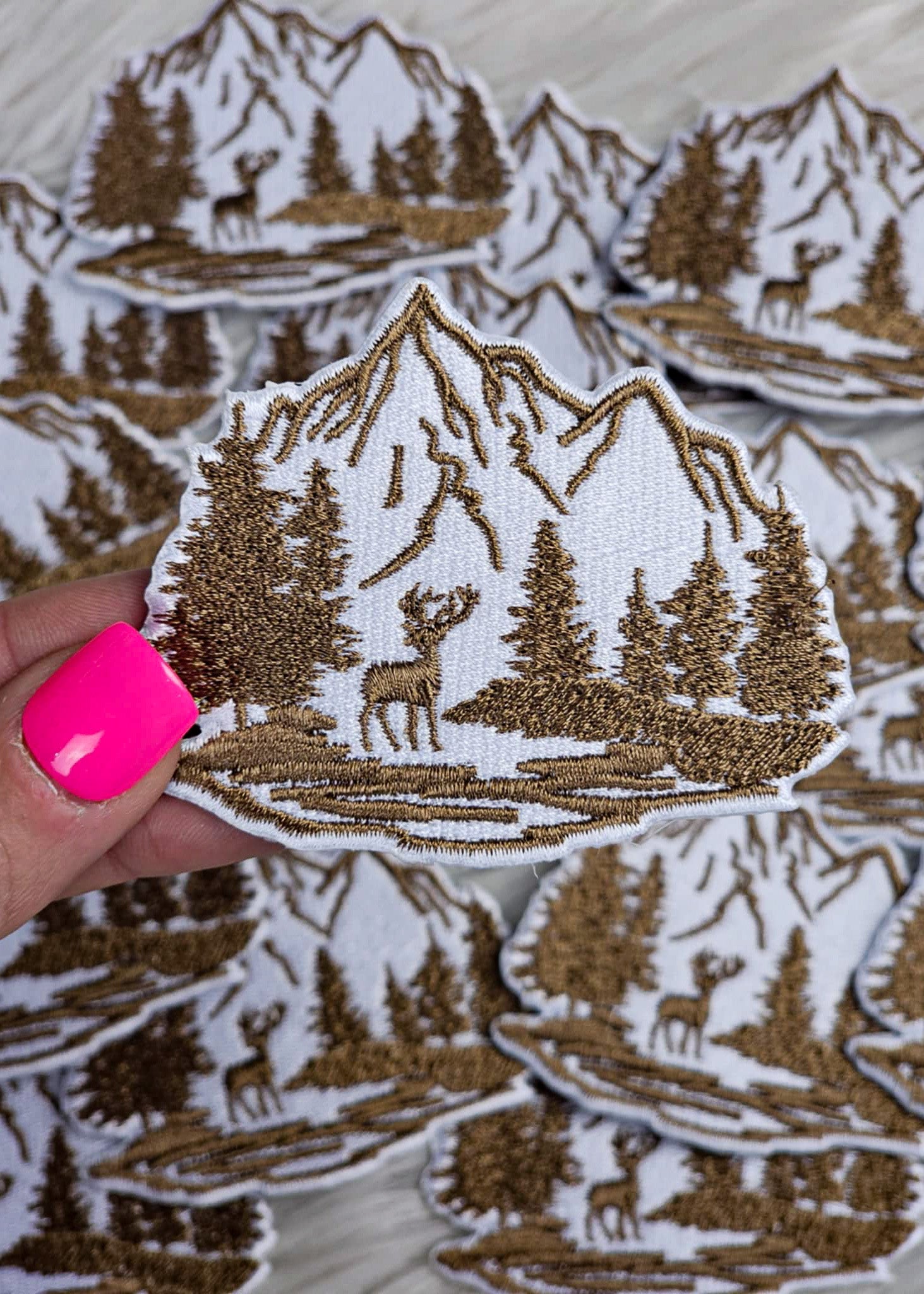 Brown Mountain Deer Patch adhesive patch Sorrel South