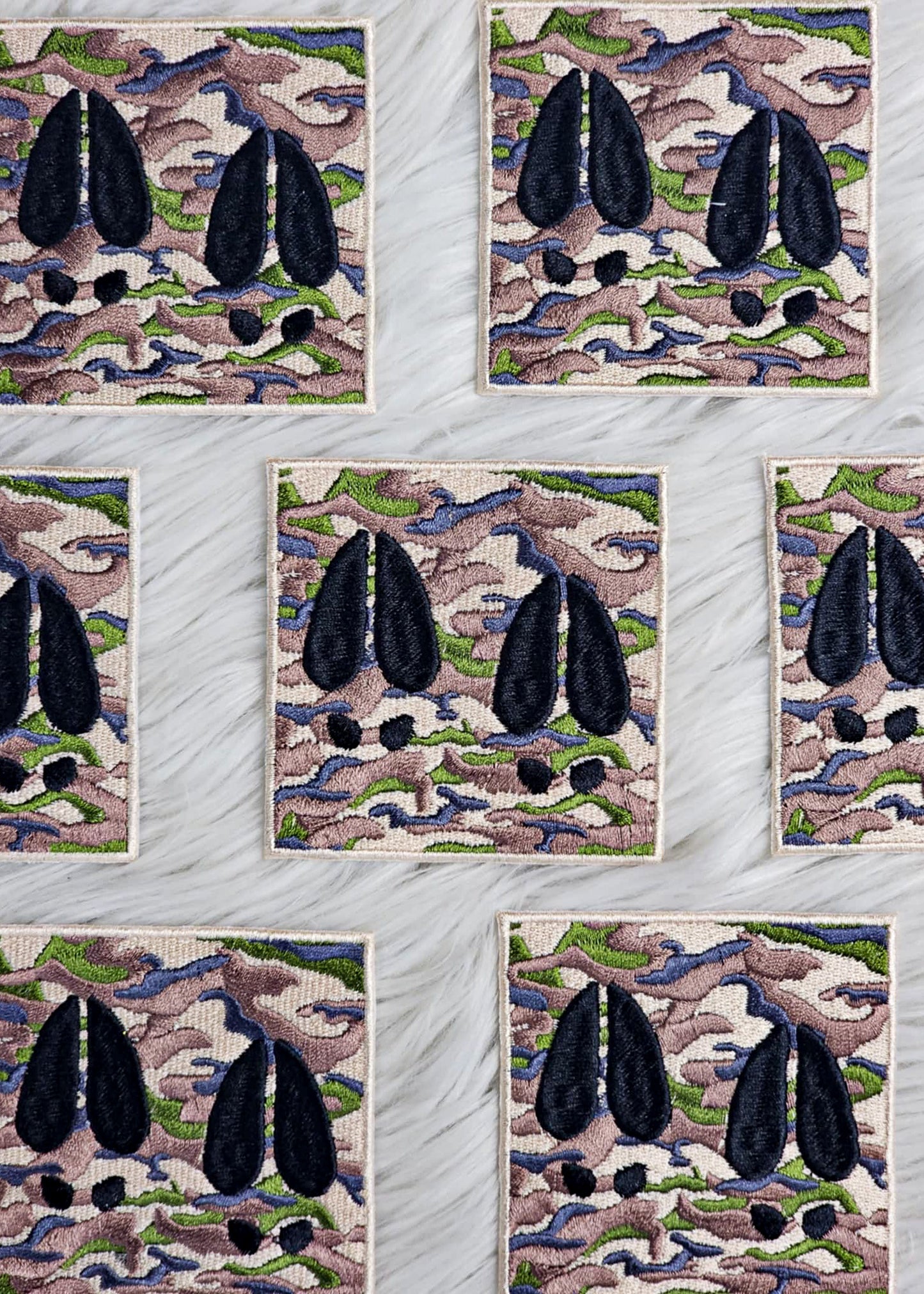 Camo Deer Tracks Patch adhesive patch Sorrel South