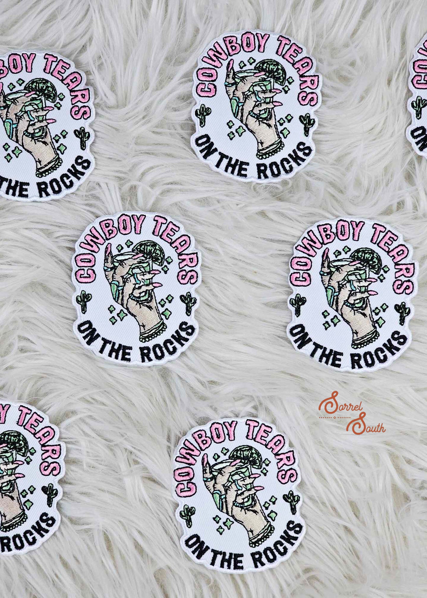 Cowboy Tears On The Rocks Patch adhesive patch Sorrel South