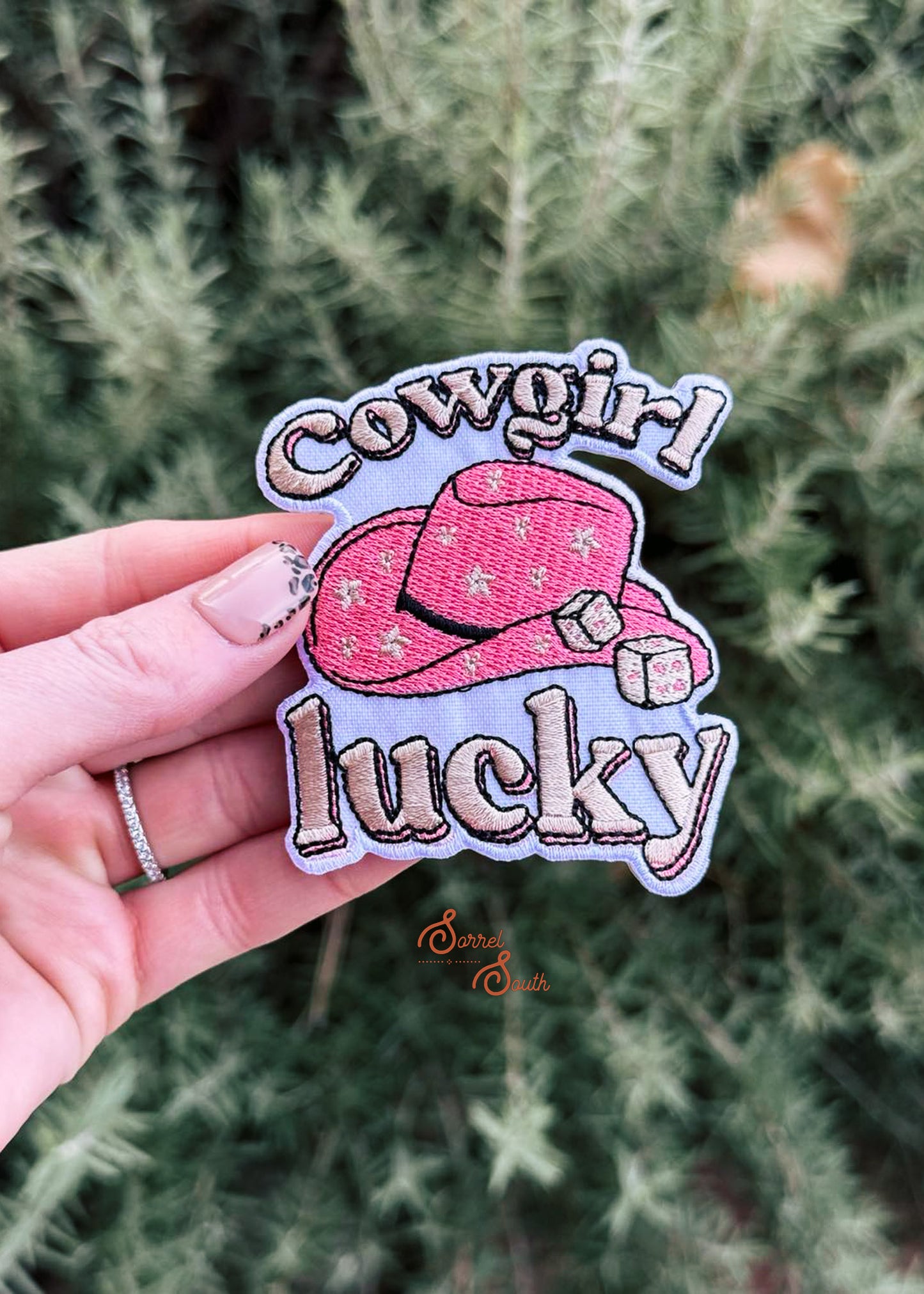 Cowgirl Lucky Patch adhesive patch Sorrel South