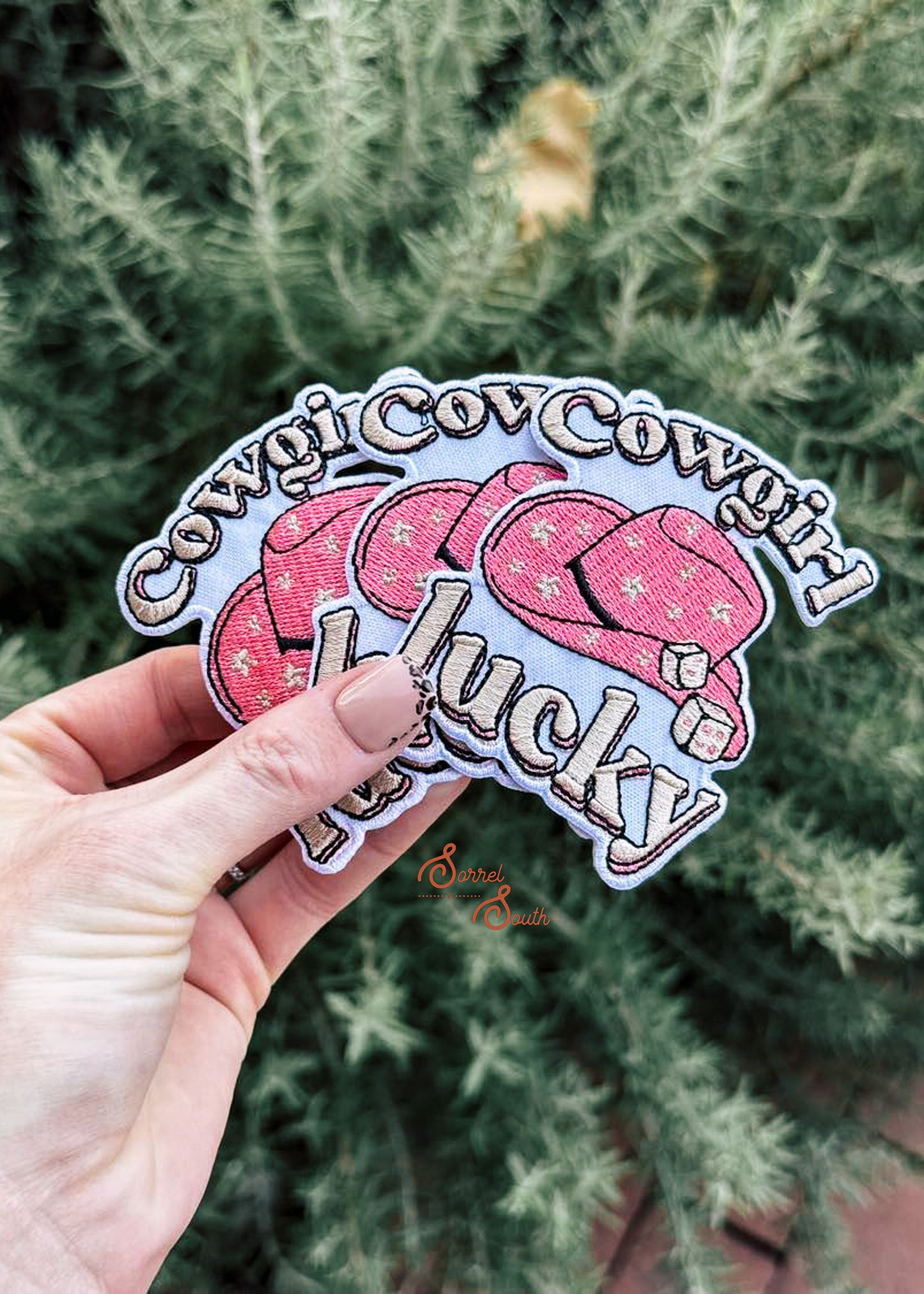 Cowgirl Lucky Patch adhesive patch Sorrel South
