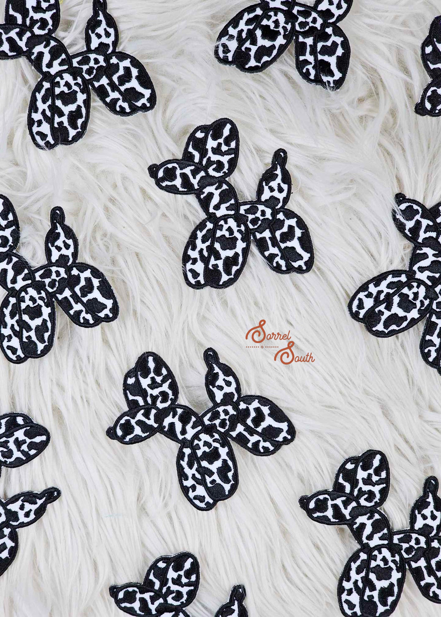 Cowprint Balloon Dog Patch adhesive patch Sorrel South