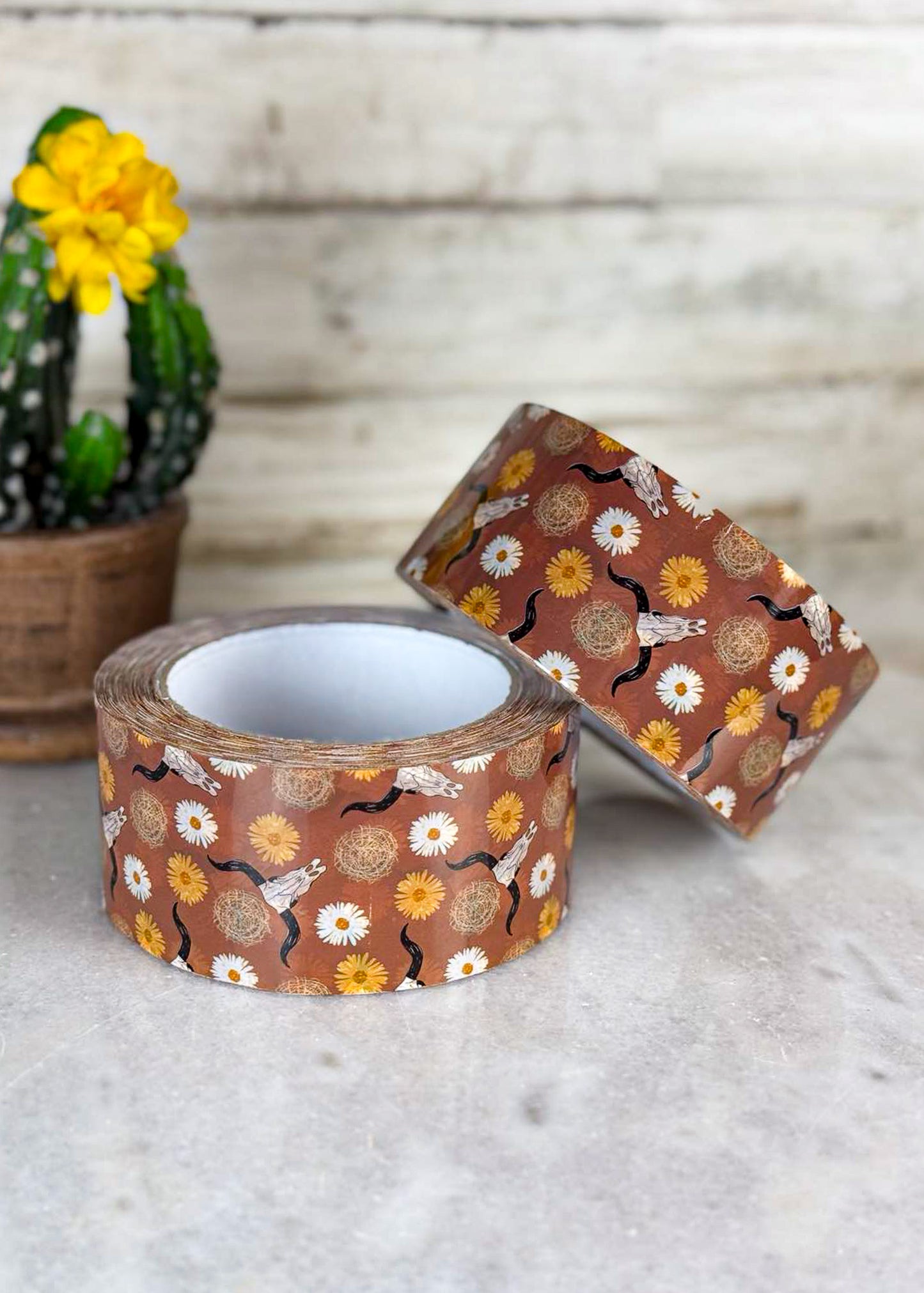 Daisy Steer Skull Shipping Tape 2" x 110yard