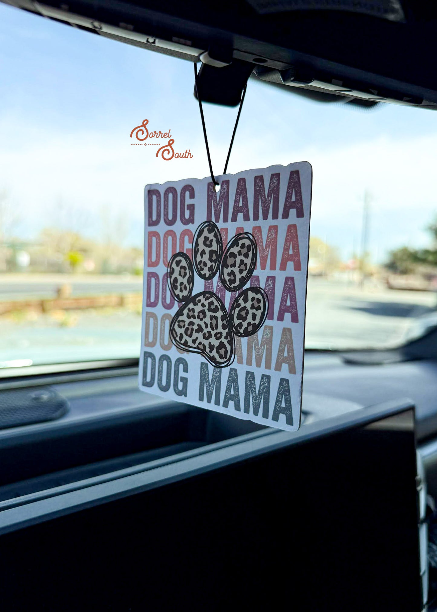 Dog Mama Air Freshener - New Car car air freshener Sorrel South
