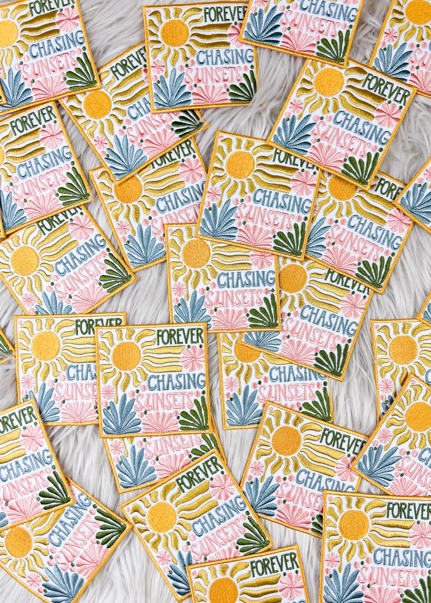 Forever Chasing Sunsets Patch adhesive patch Sorrel South
