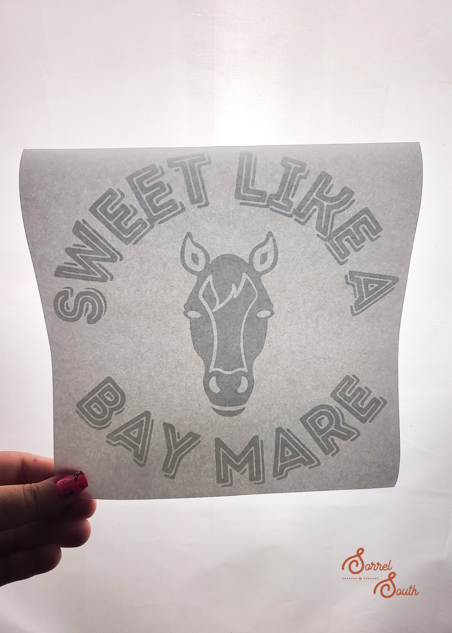 Horse Coat Color Transfer Bundle Pack of 10 screenprint transfer - assorted .50 lots Sorrel South