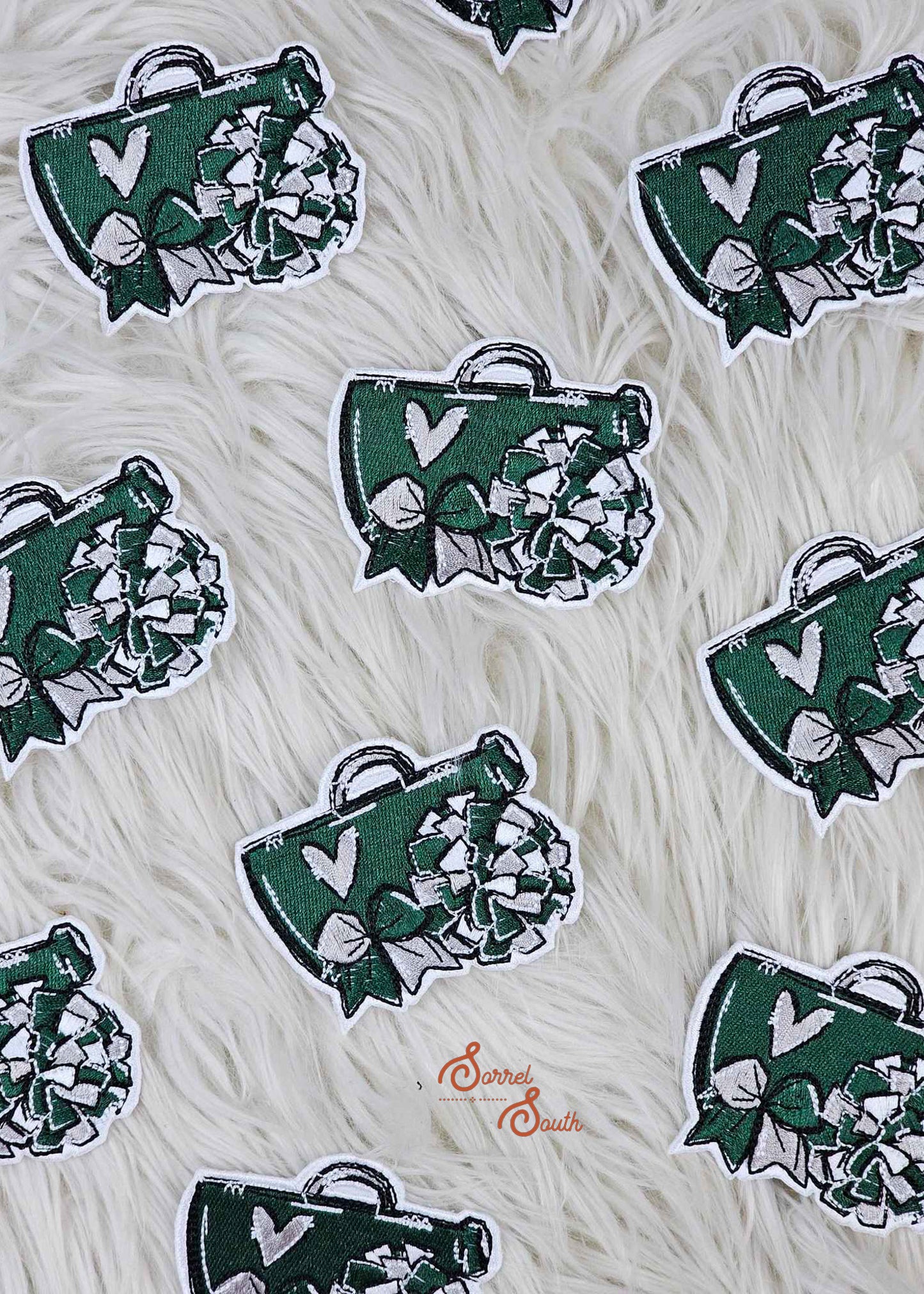 Hunter Green Cheer Patch adhesive patch Sorrel South