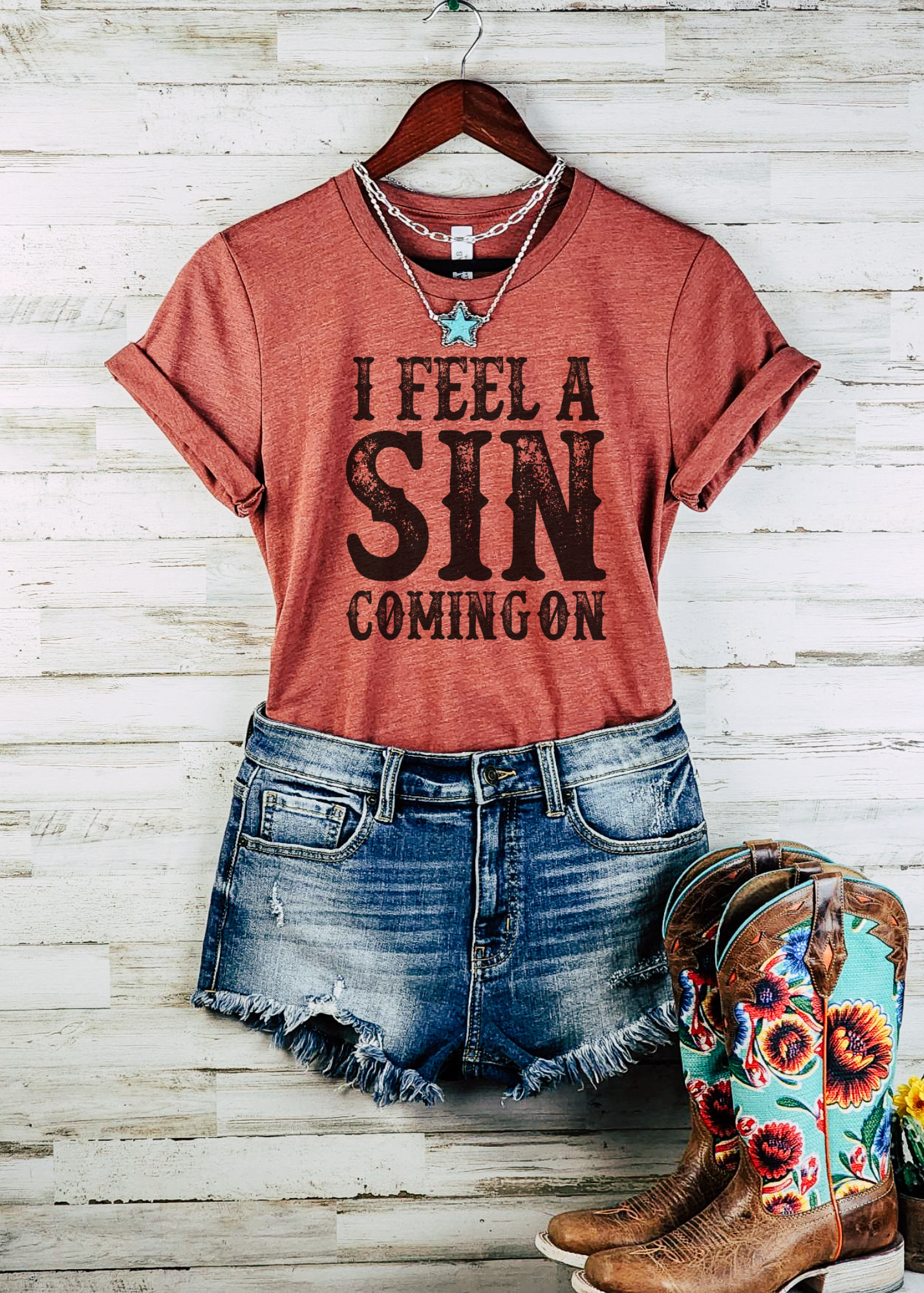I Feel A Sin Coming On Screenprint Transfer screenprint transfer Sorrel South