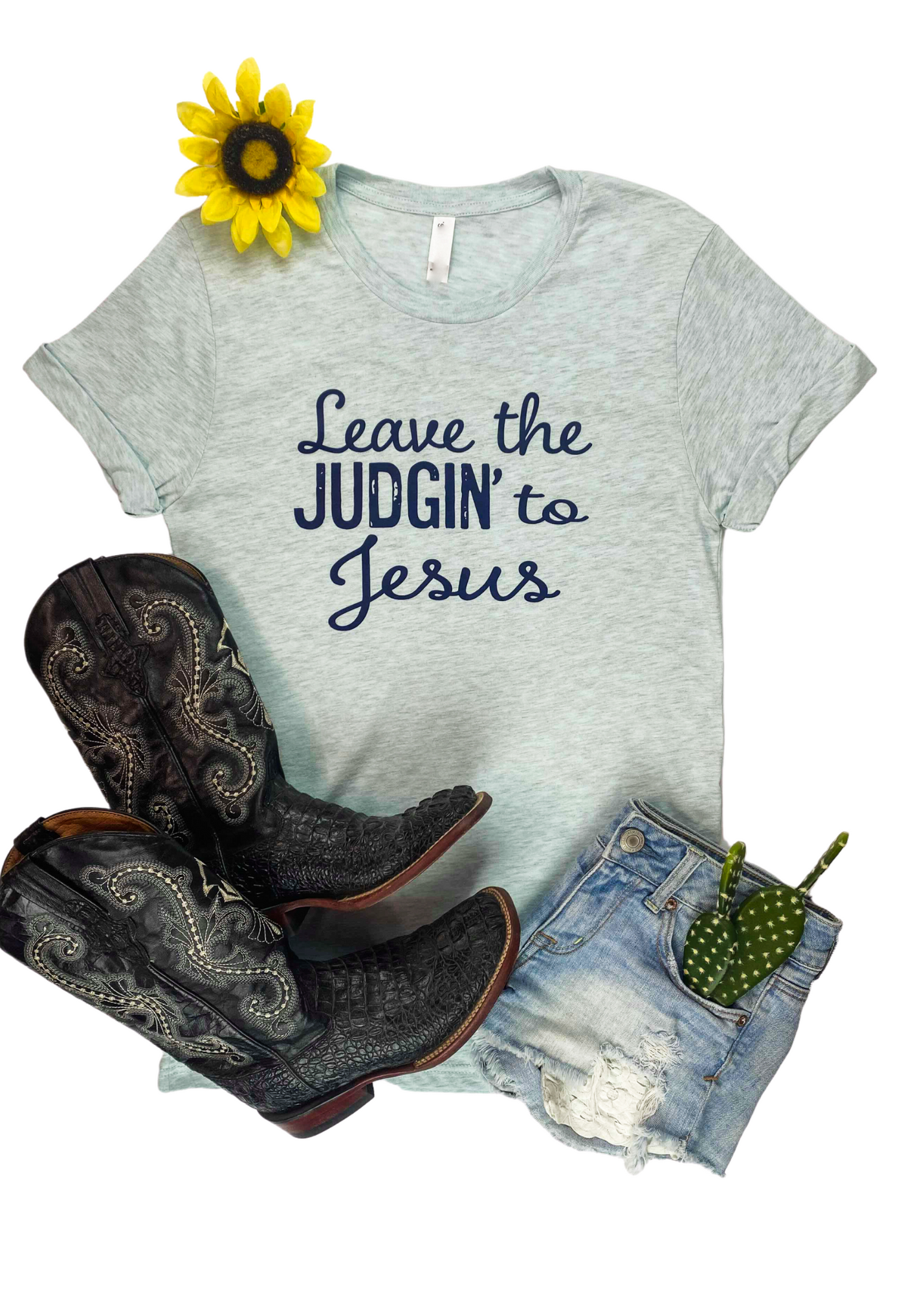 Leave the Judgin' to Jesus Screenprint Transfer screenprint transfer Sorrel South