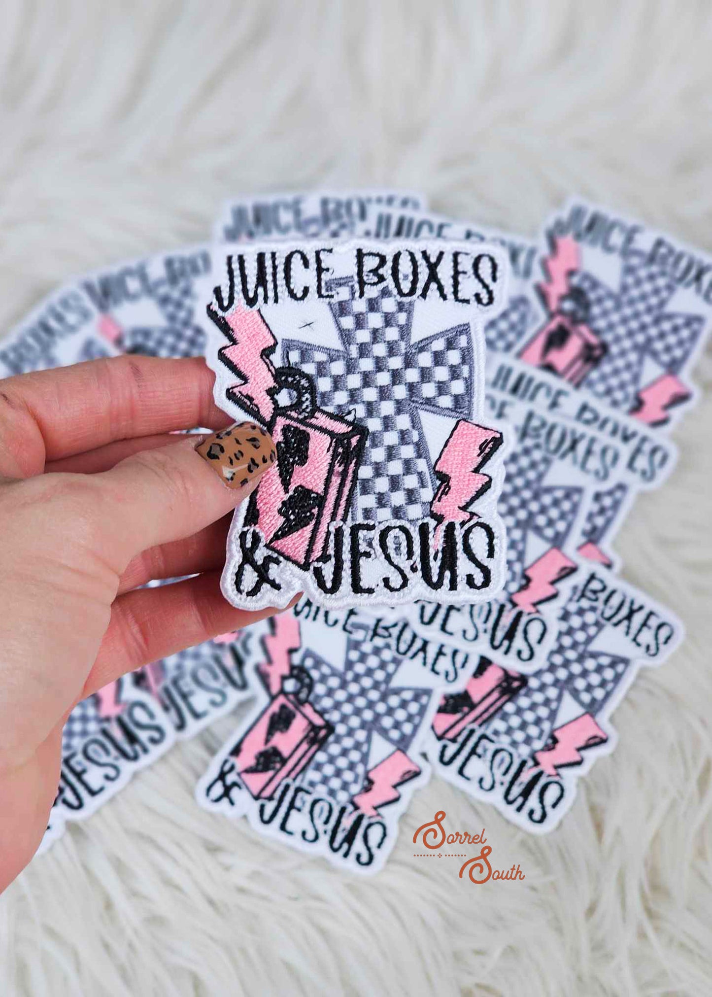 Juice Boxes & Jesus Patch adhesive patch Sorrel South