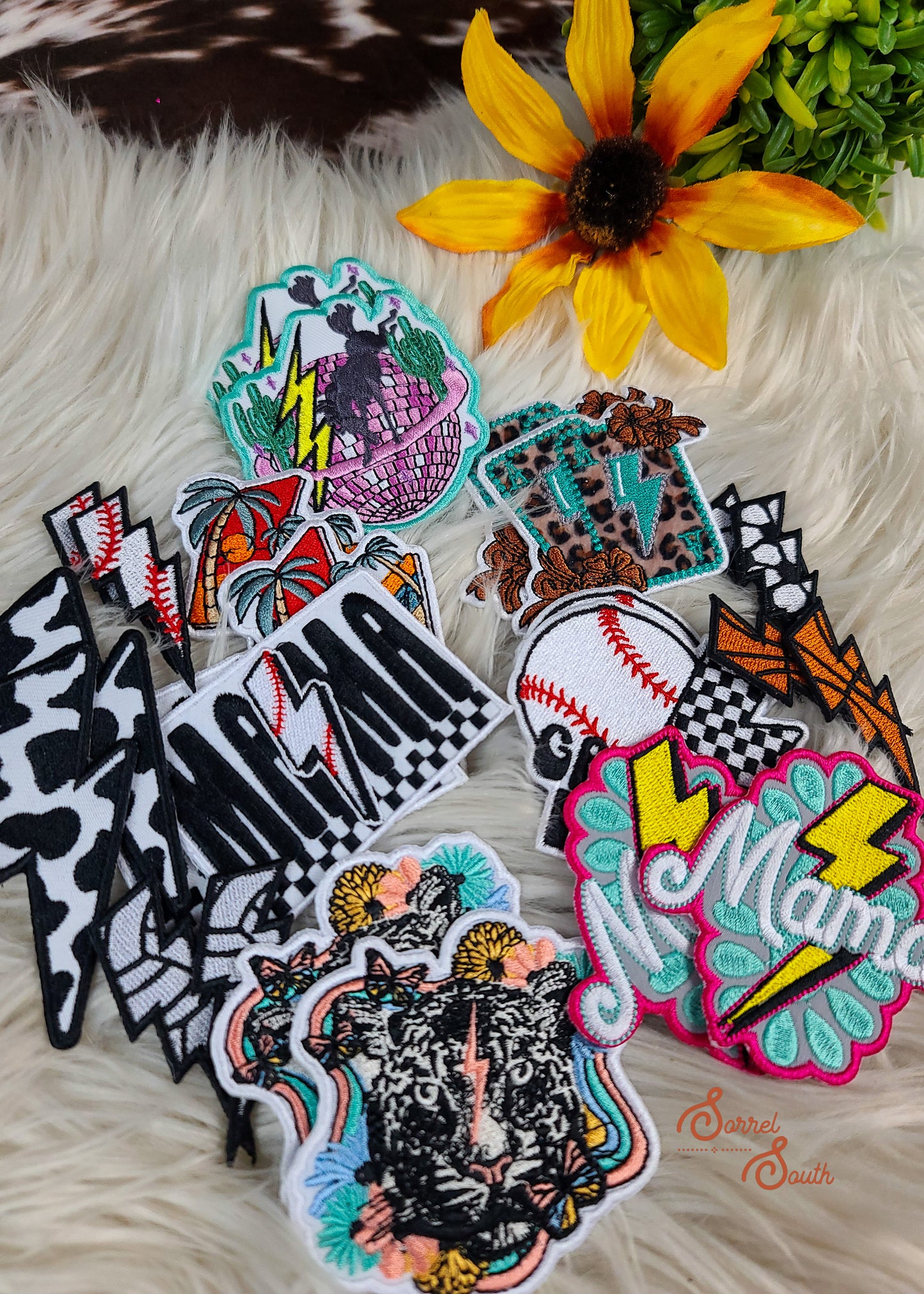 Lightning Bolt Patch Bundle Pack of 24 Patch Bundles Sorrel South