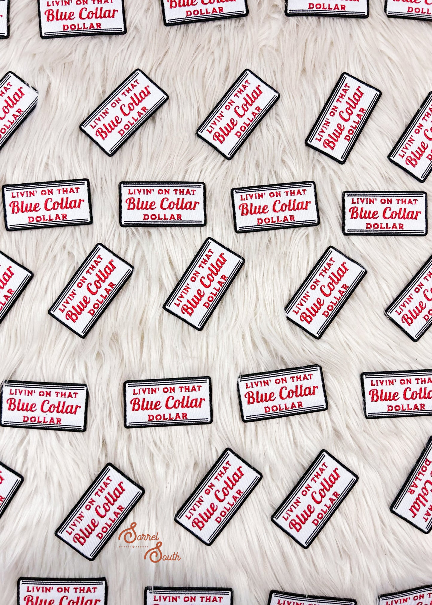 Blue Collar Dollar Patch adhesive patch Sorrel South