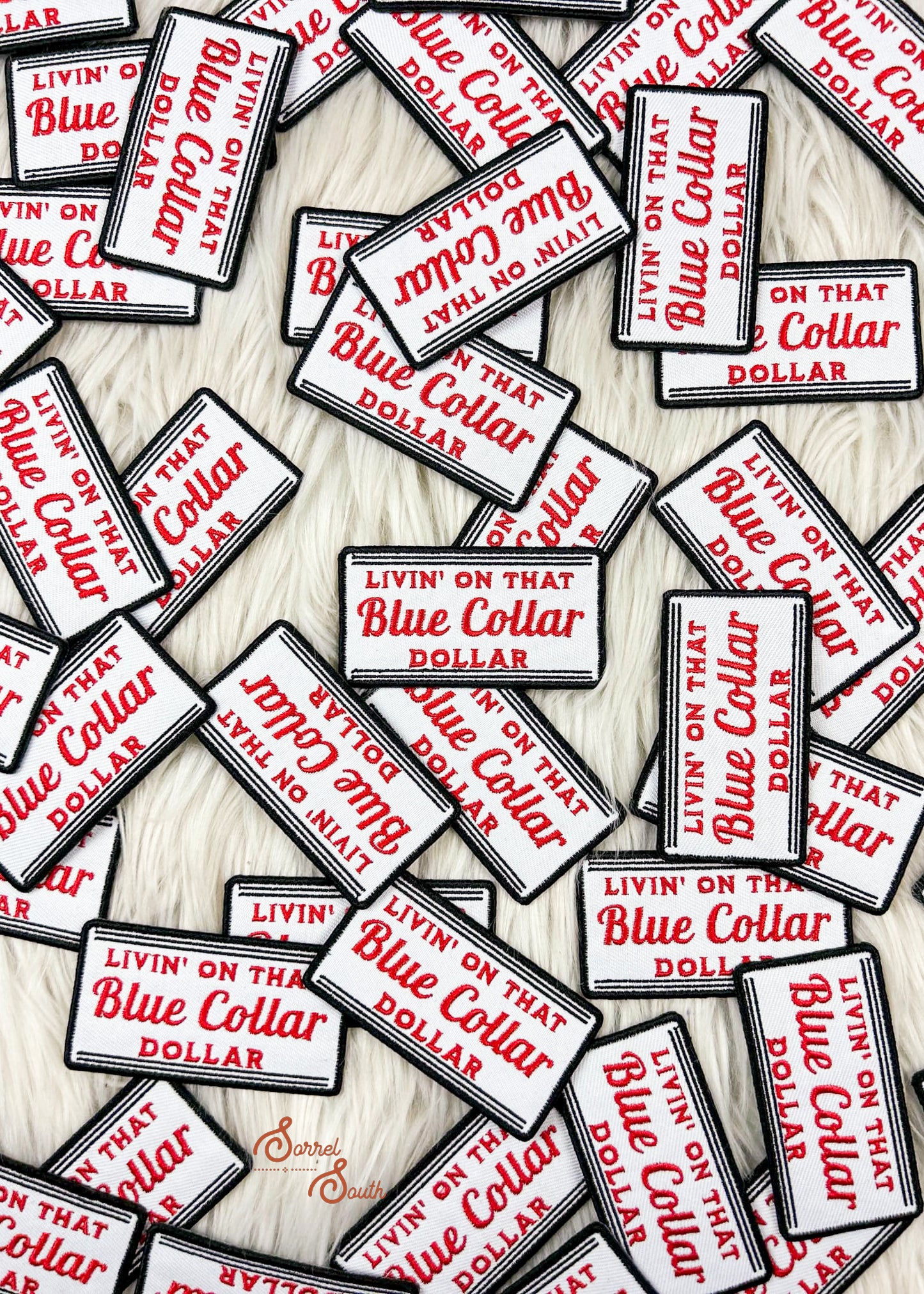 Blue Collar Dollar Patch adhesive patch Sorrel South