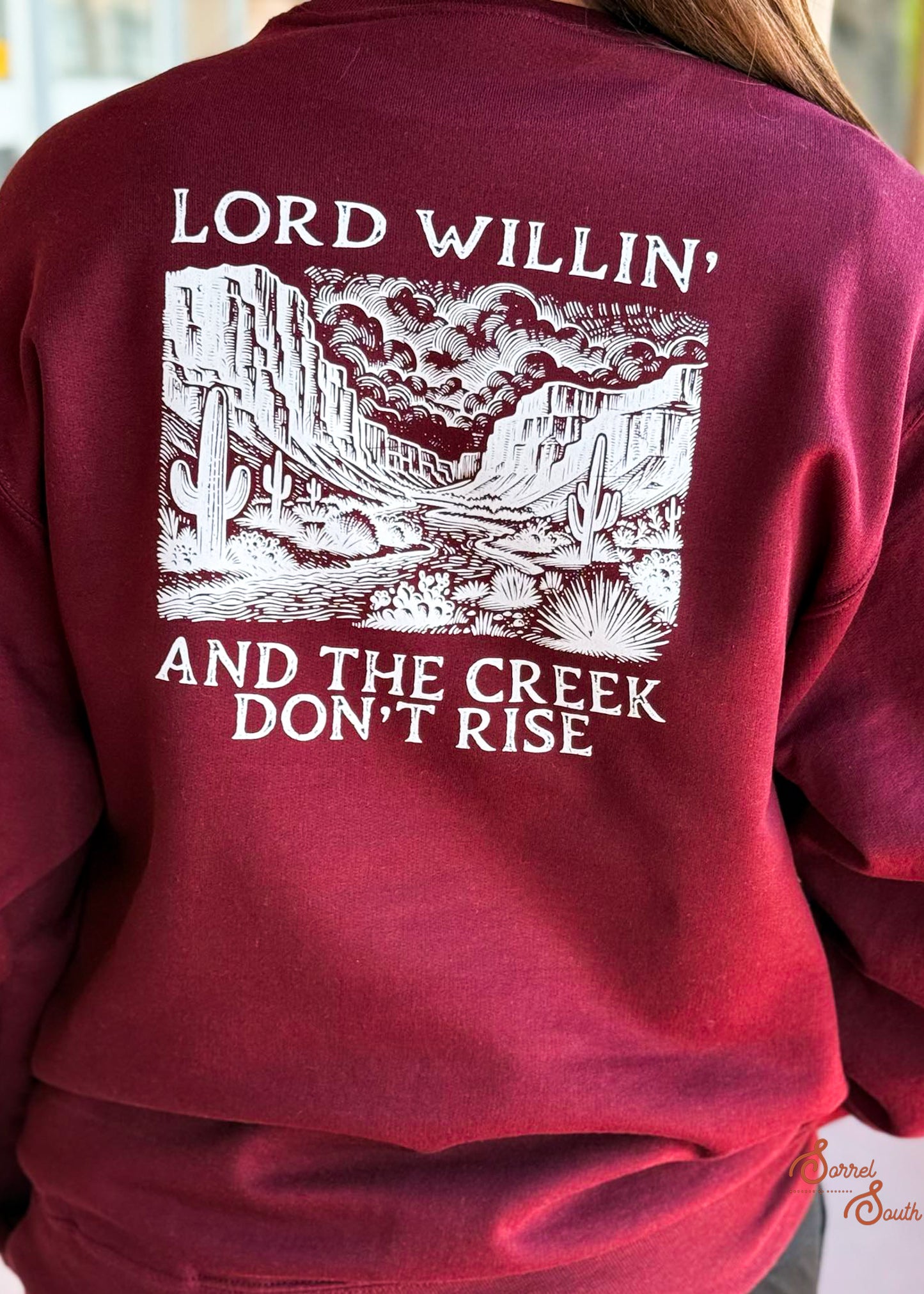 Lord Willin' & Creek Don't Rise Transfer screenprint transfer Sorrel South