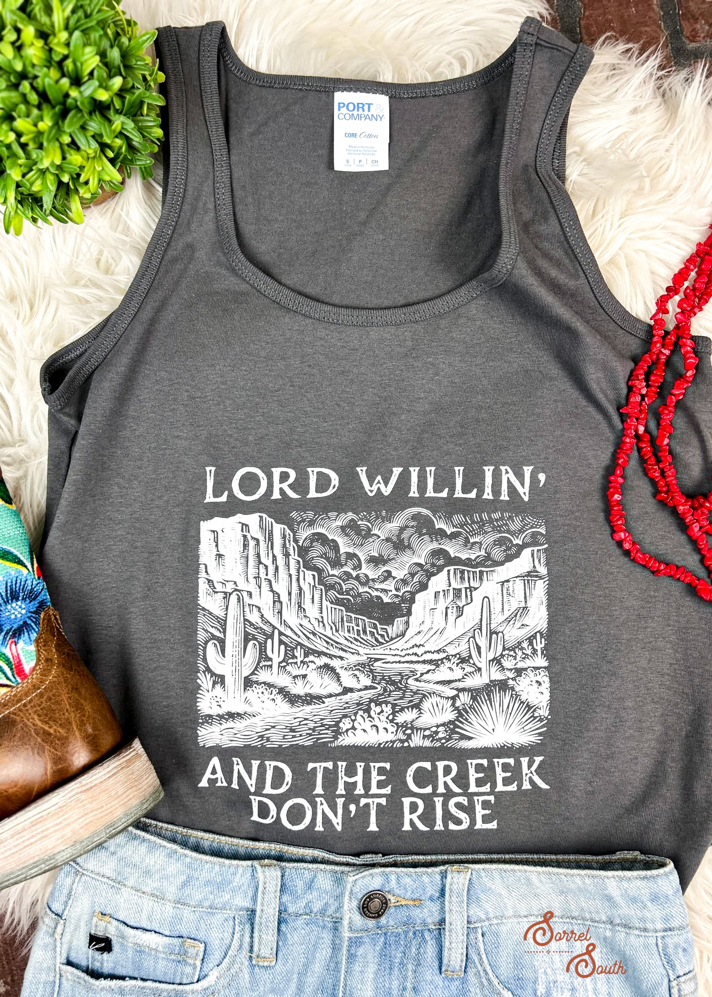 Lord Willin' & Creek Don't Rise Transfer screenprint transfer Sorrel South