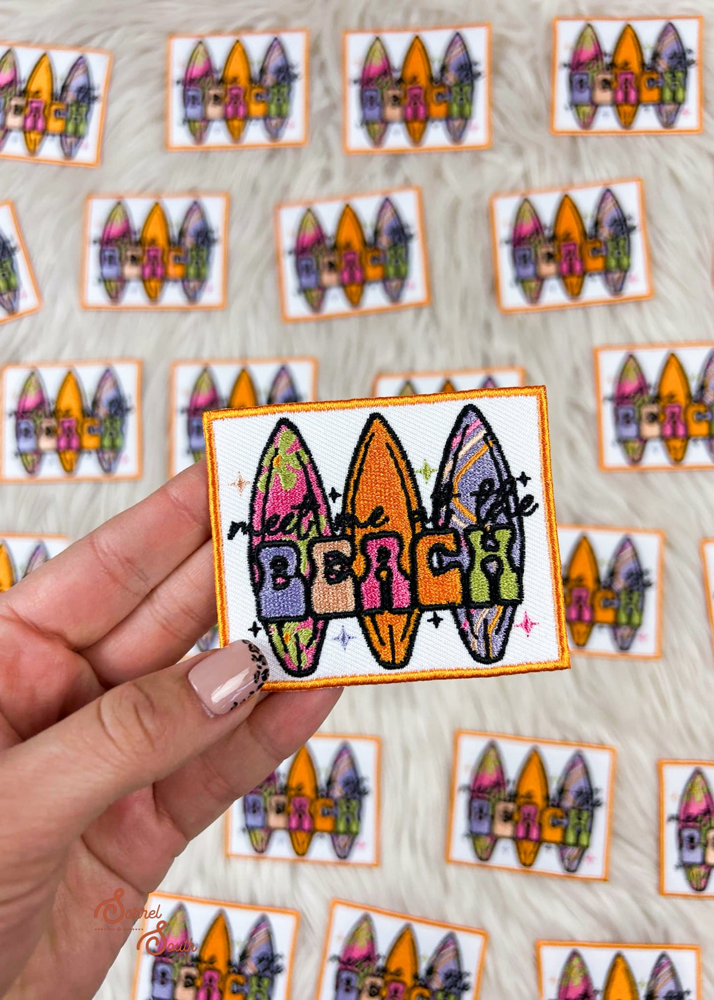 Meet Me At The Beach Patch adhesive patch Sorrel South