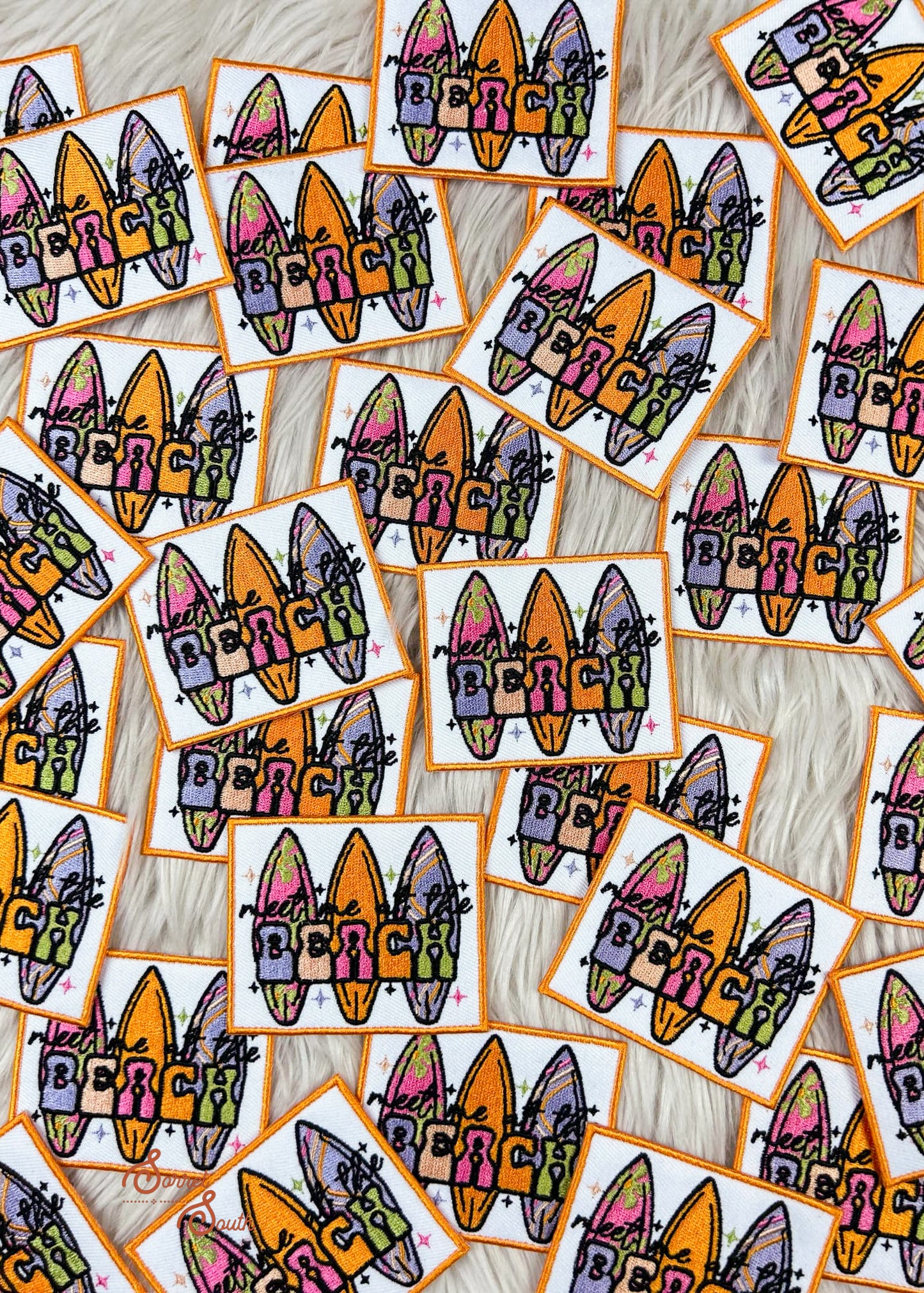 Meet Me At The Beach Patch adhesive patch Sorrel South