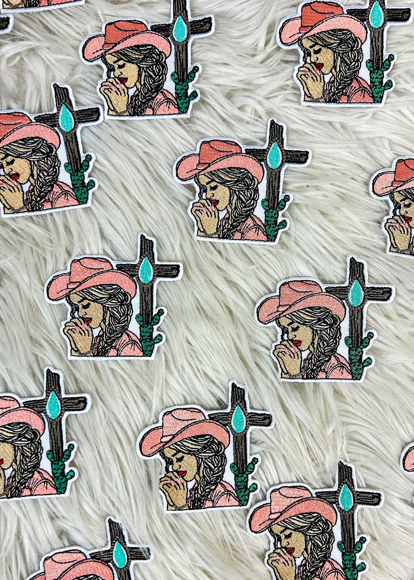 Praying Cowgirl Patch