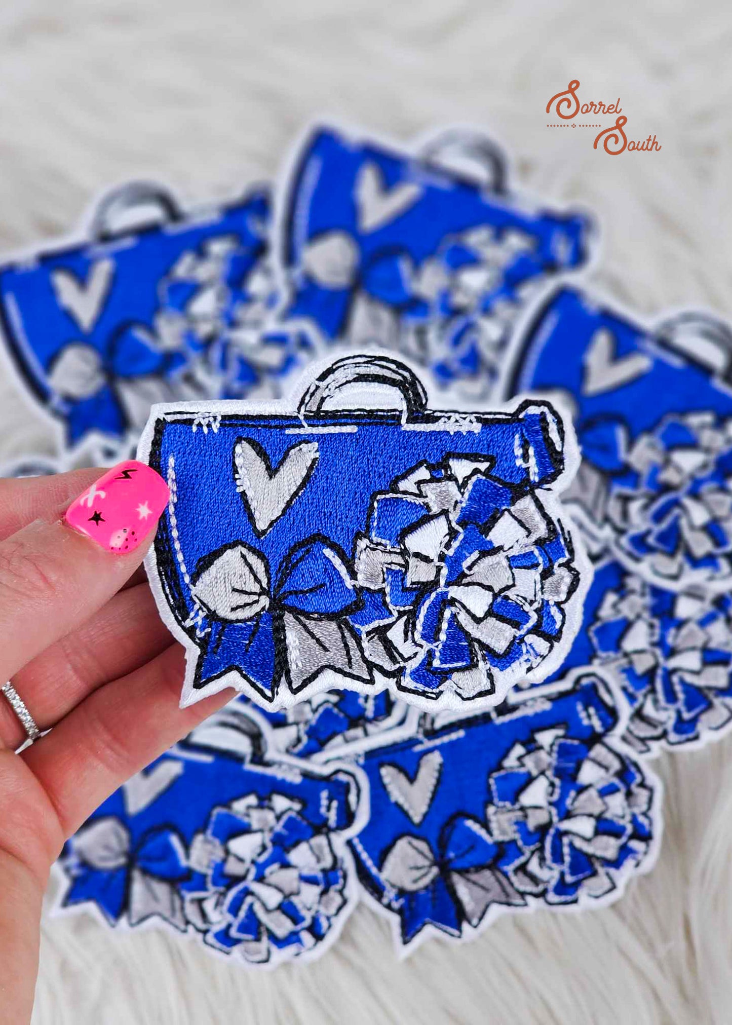 Royal Blue Cheer Patch adhesive patch Sorrel South