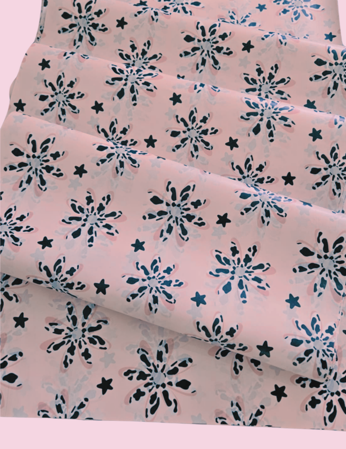 20" x 15" Pink Cow Print Floral Tissue Paper tissue paper Sorrel South