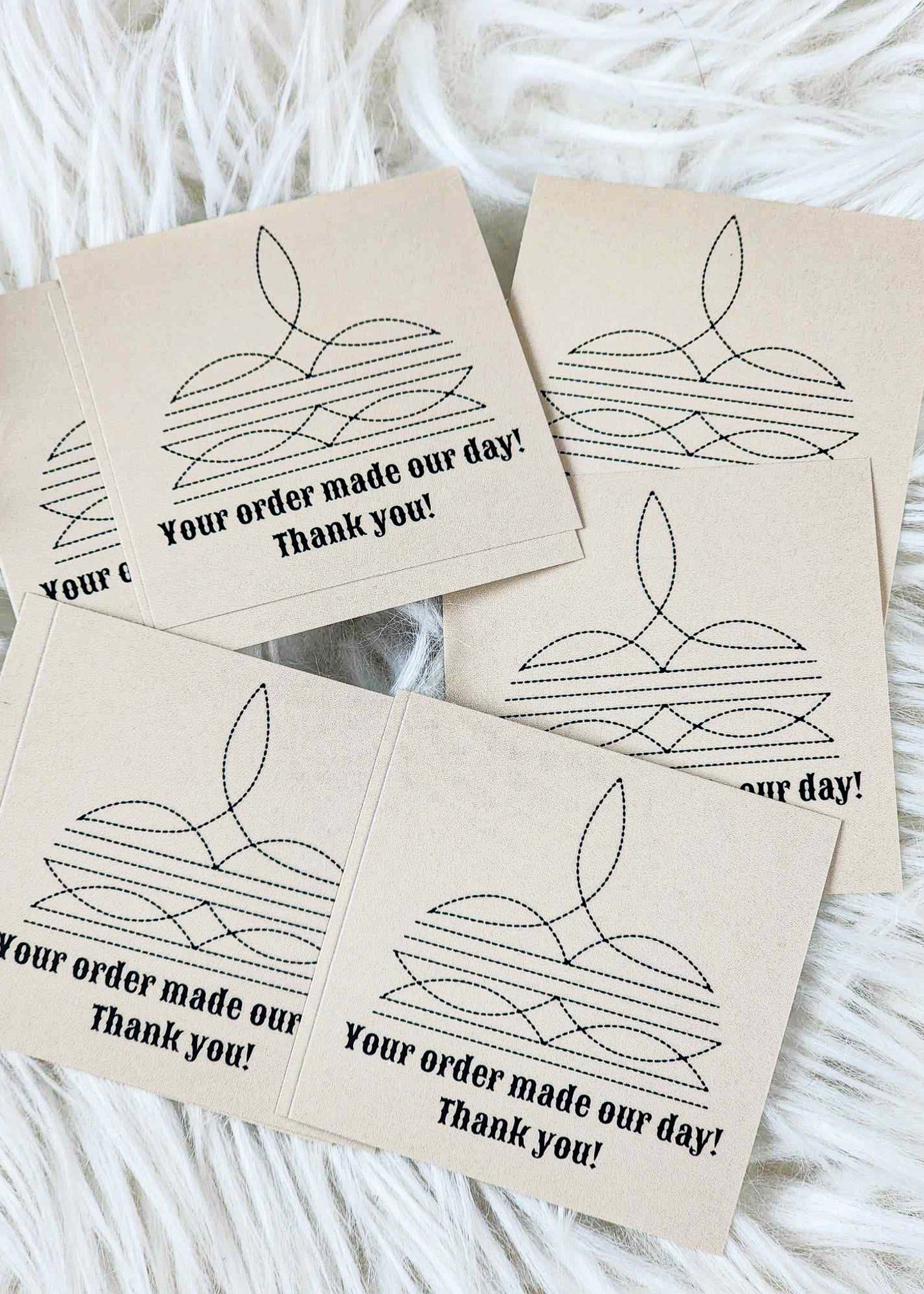 Tan Boot Stitch Package Sticker sticker Sorrel South