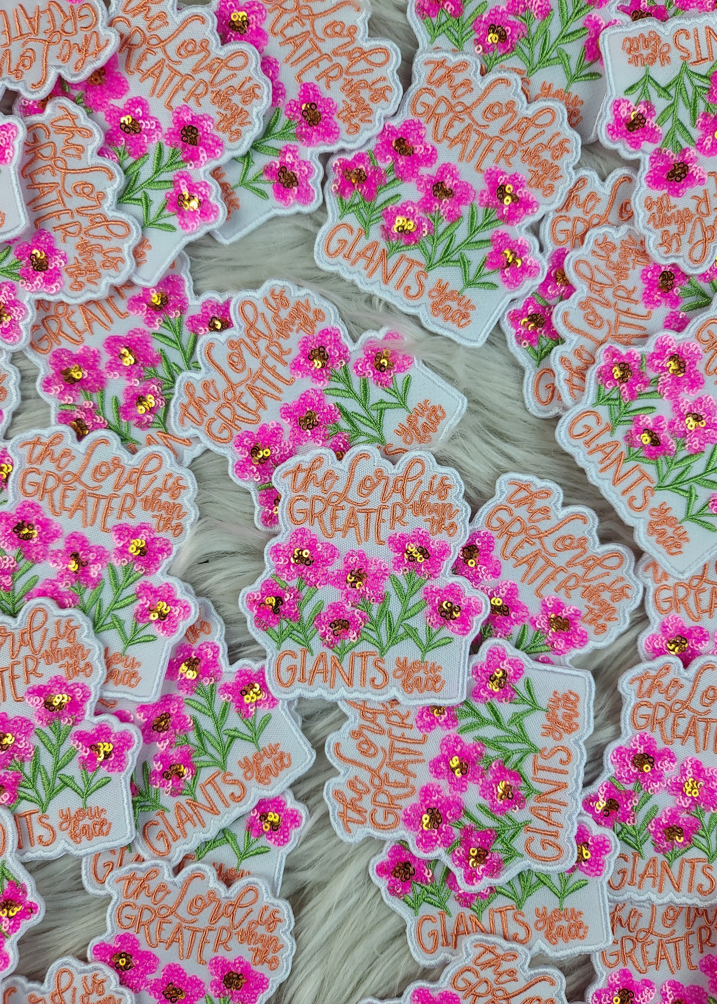 The Lord is Greater Than the Giants Patch adhesive patch Sorrel South