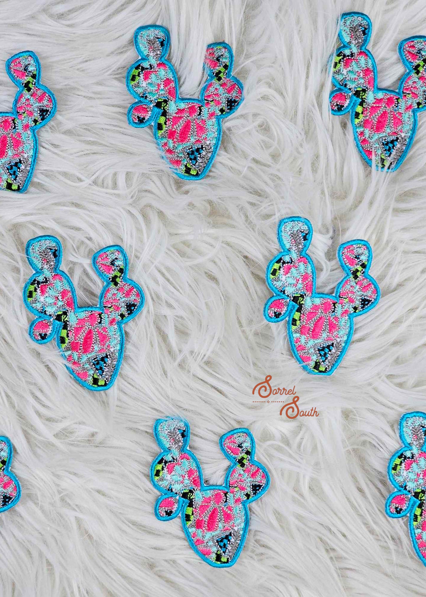 Turquoise Stone Cactus Patch adhesive patch Sorrel South