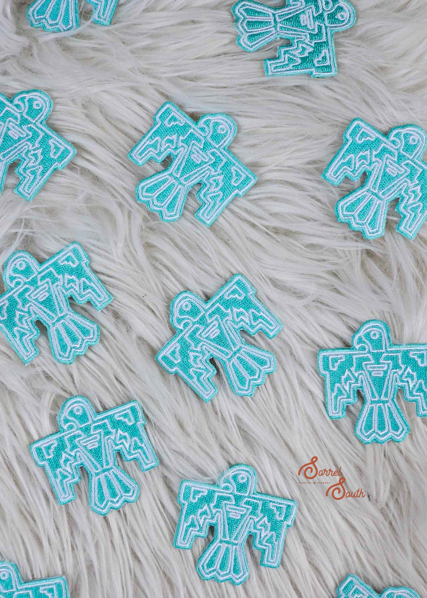Turquoise Thunderbird Patch adhesive patch Sorrel South