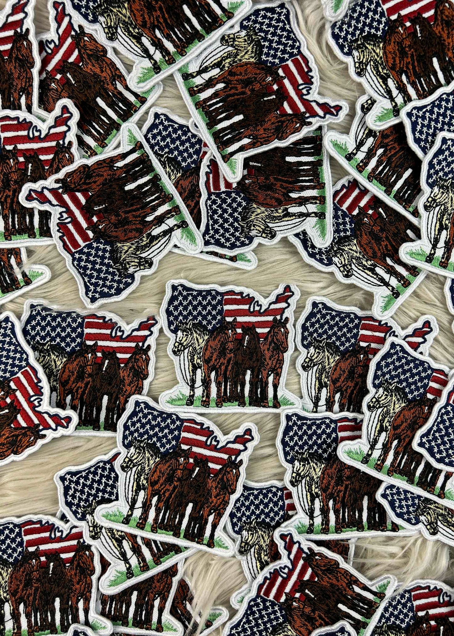 USA Horses Patch adhesive patch Sorrel South