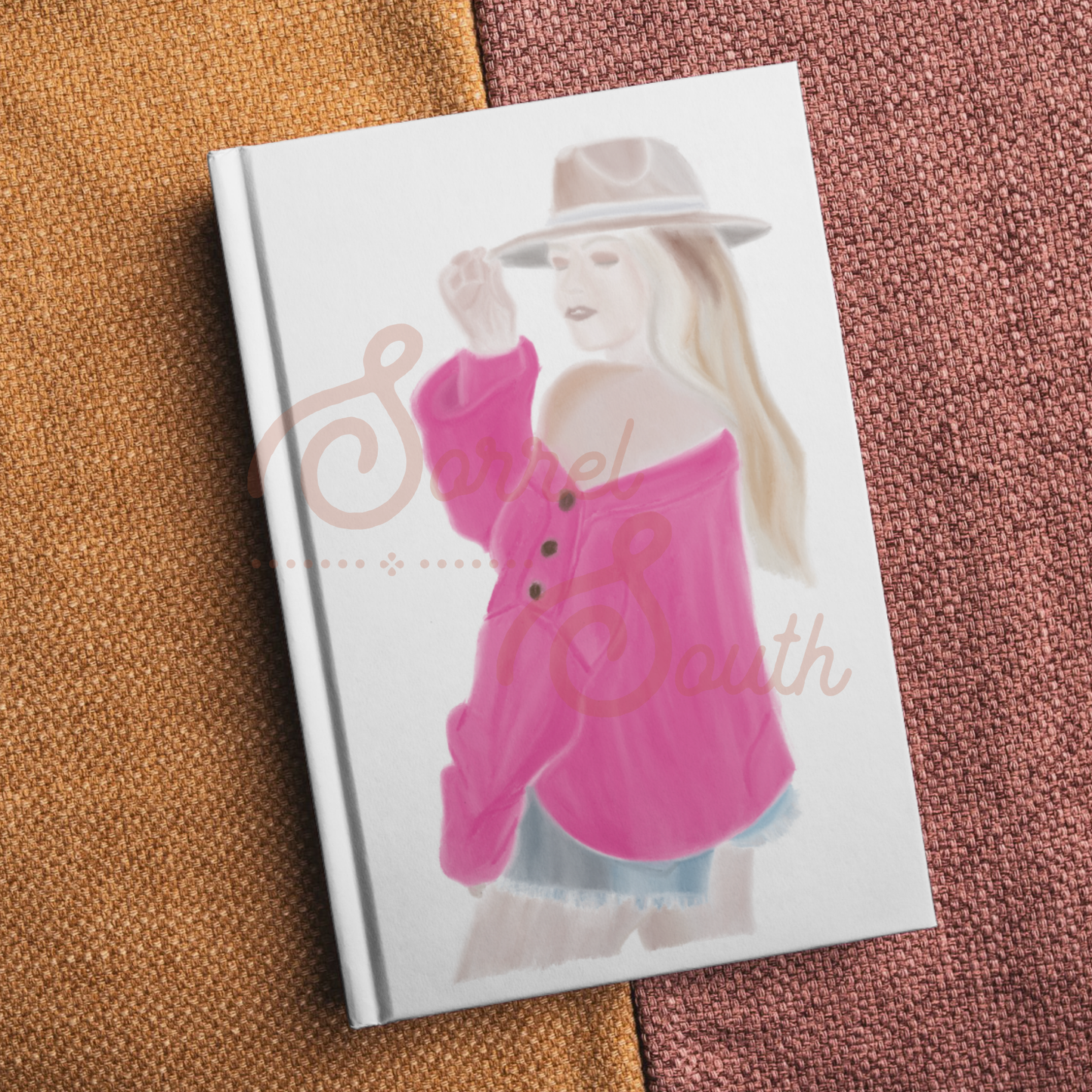 Hand Drawn Slouchy Sweater Girl PNG Design