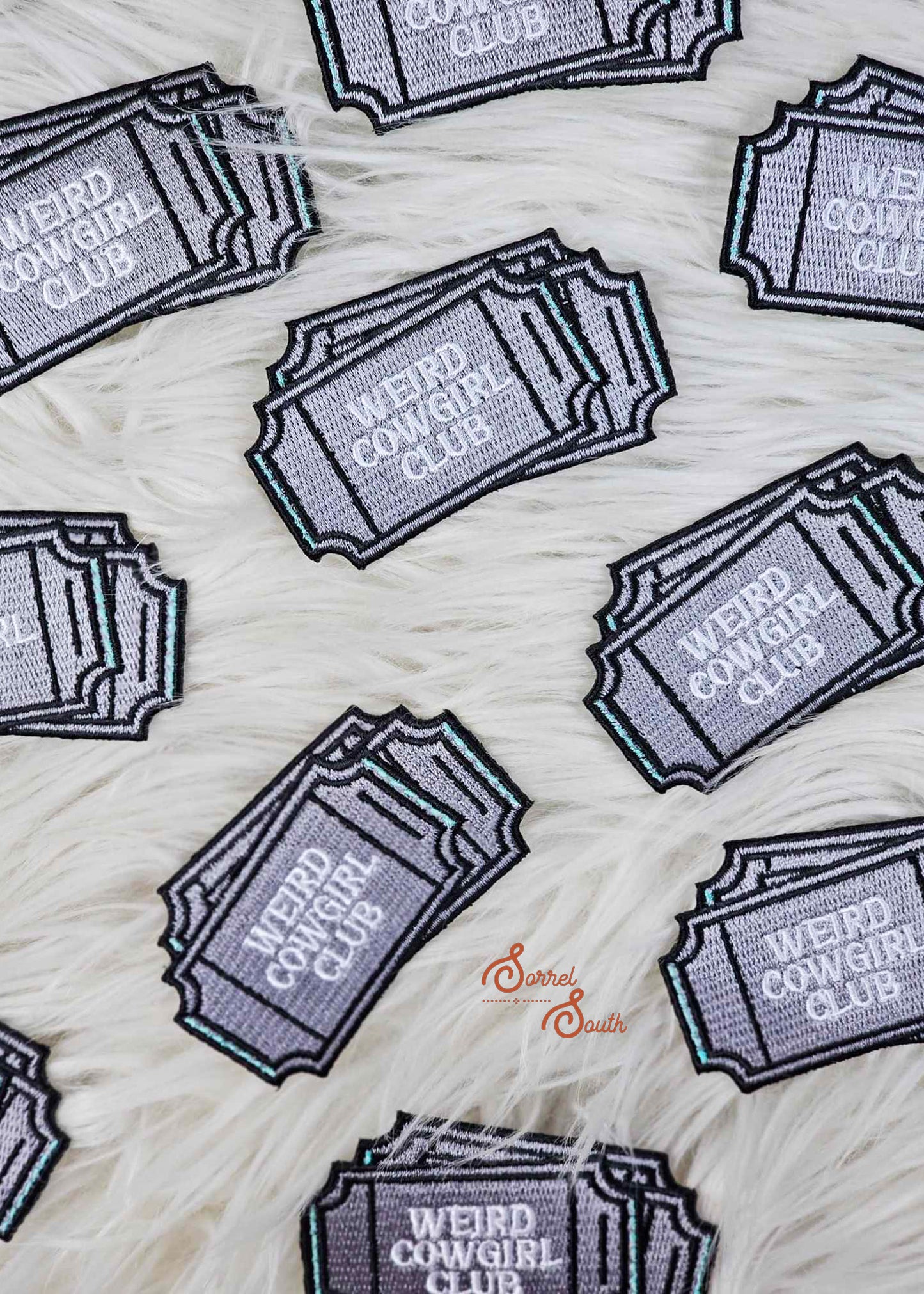 Weird Cowgirl Club Patch, wholesale iron on patch