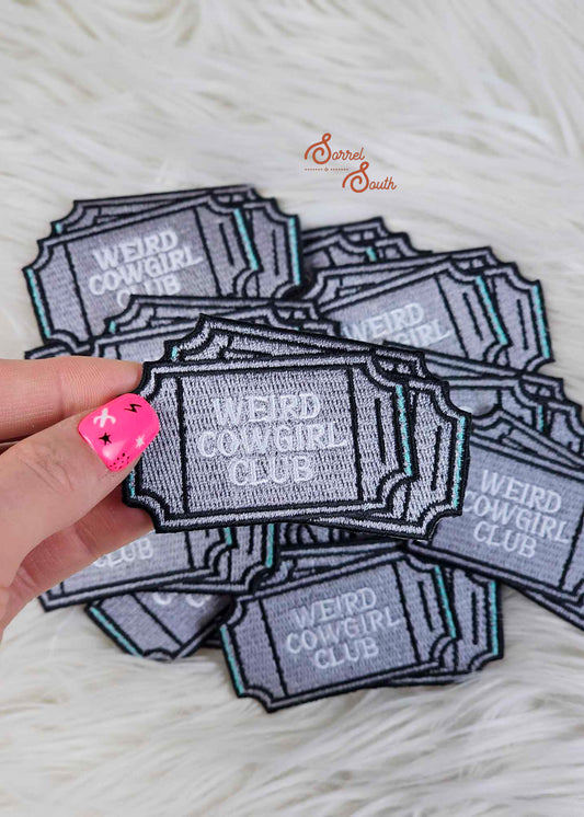 Weird Cowgirl Club Patch adhesive patch Sorrel South