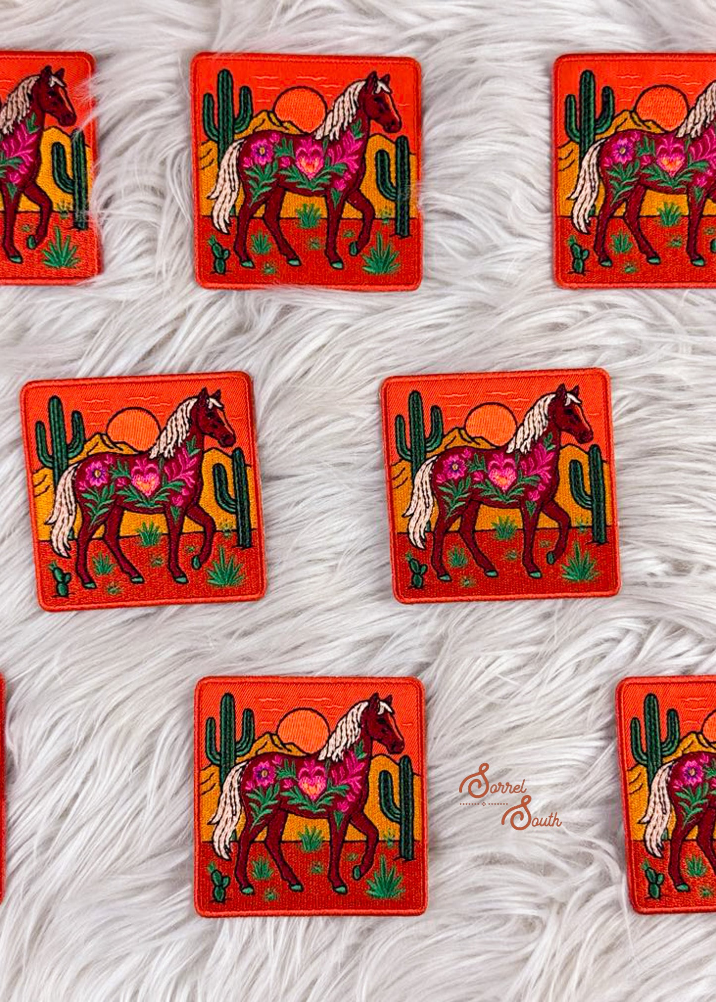 Folk Horse Patch adhesive patch Sorrel South