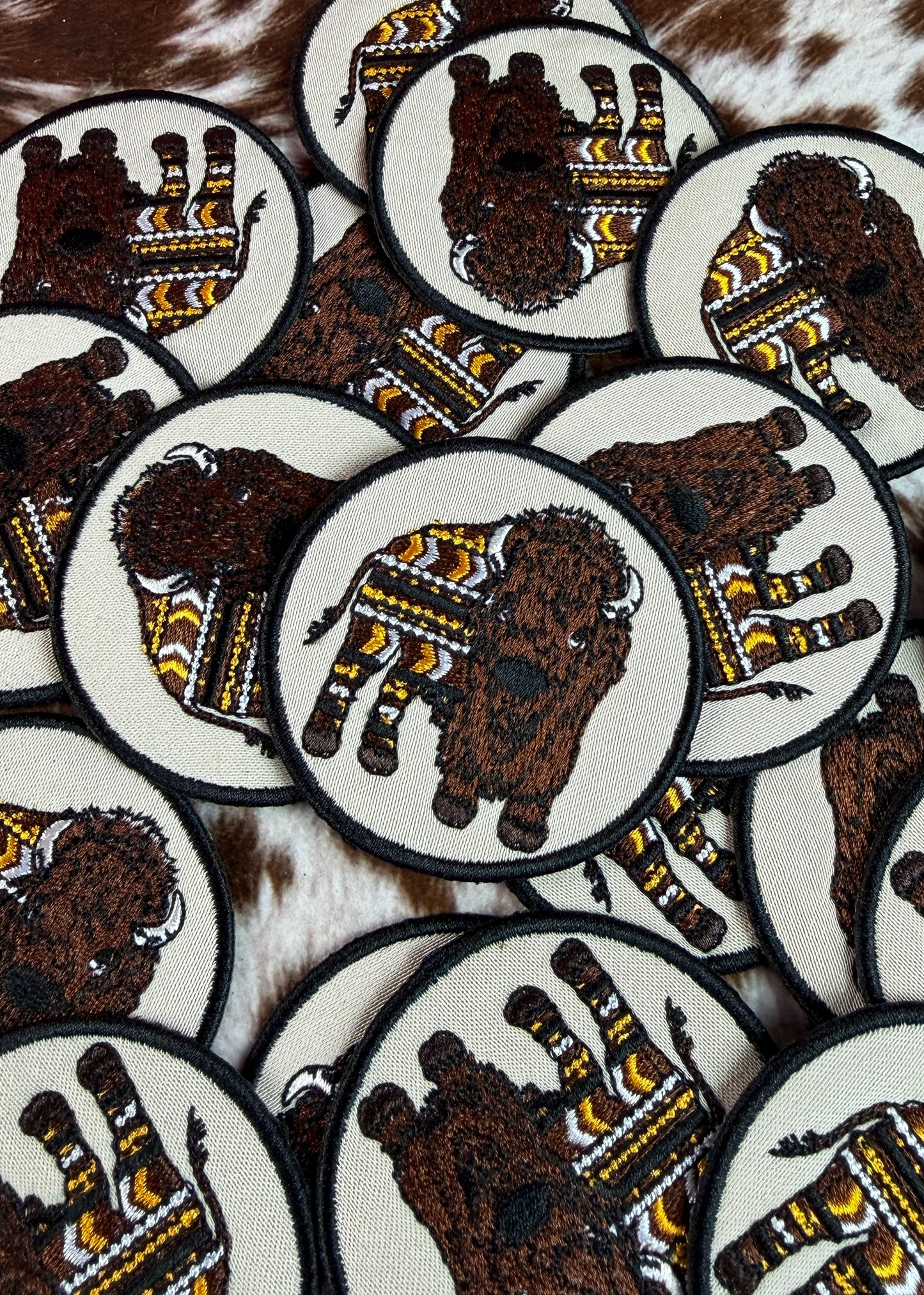 Bison Circle Adhesive Patch adhesive patch Sorrel South