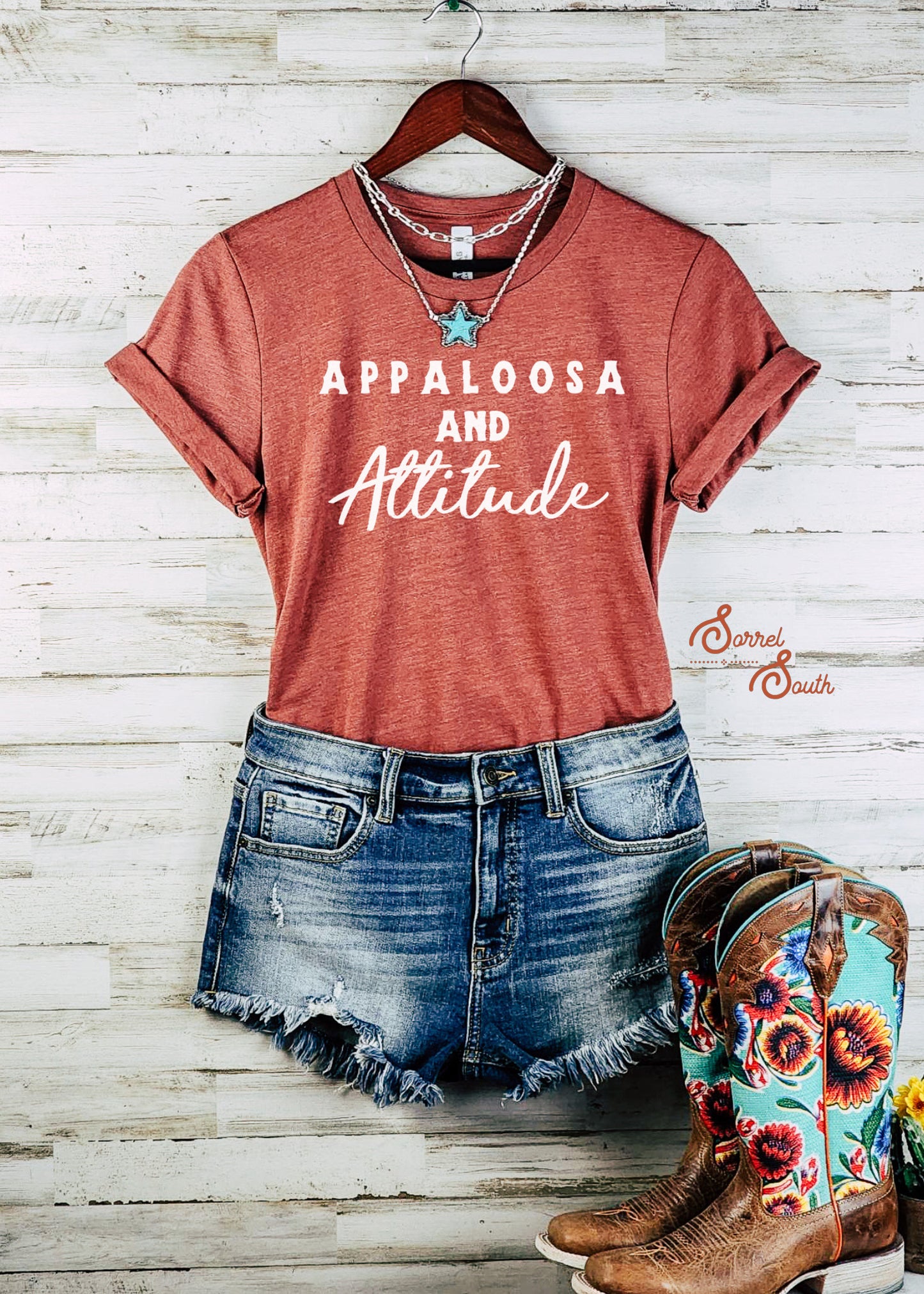 Appaloosa & Attitude Screenprint Transfer (Copy) screenprint transfer Sorrel South